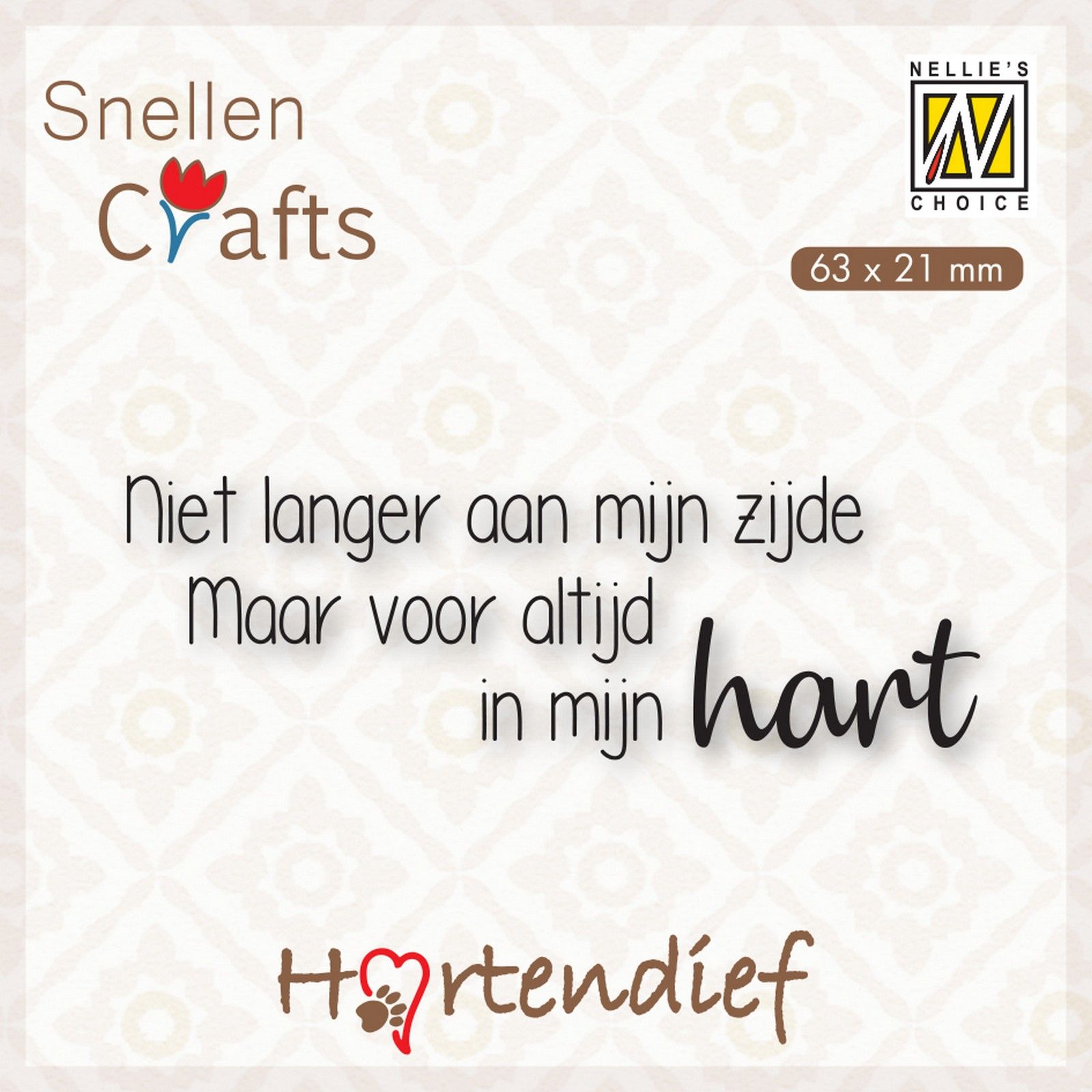 Nellie's Choice • Nederlandse Huisdier Condoleance Clear Stempel Hartedief Serie Niet Langer Aan Mijn Zijde Maar….
