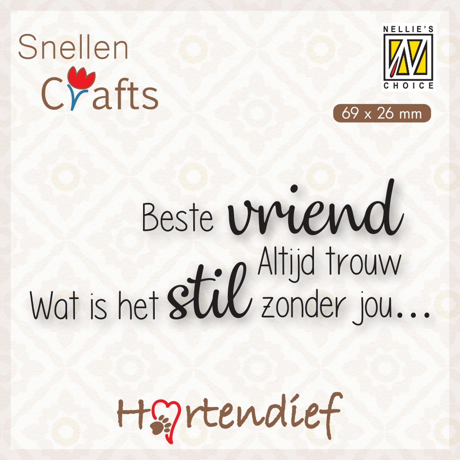 Nellie's Choice • Nederlandse Huisdier Condoleance Clear Stempel Hartedief Serie Beste Vriend Altijd Trouw, Wat Is Het….