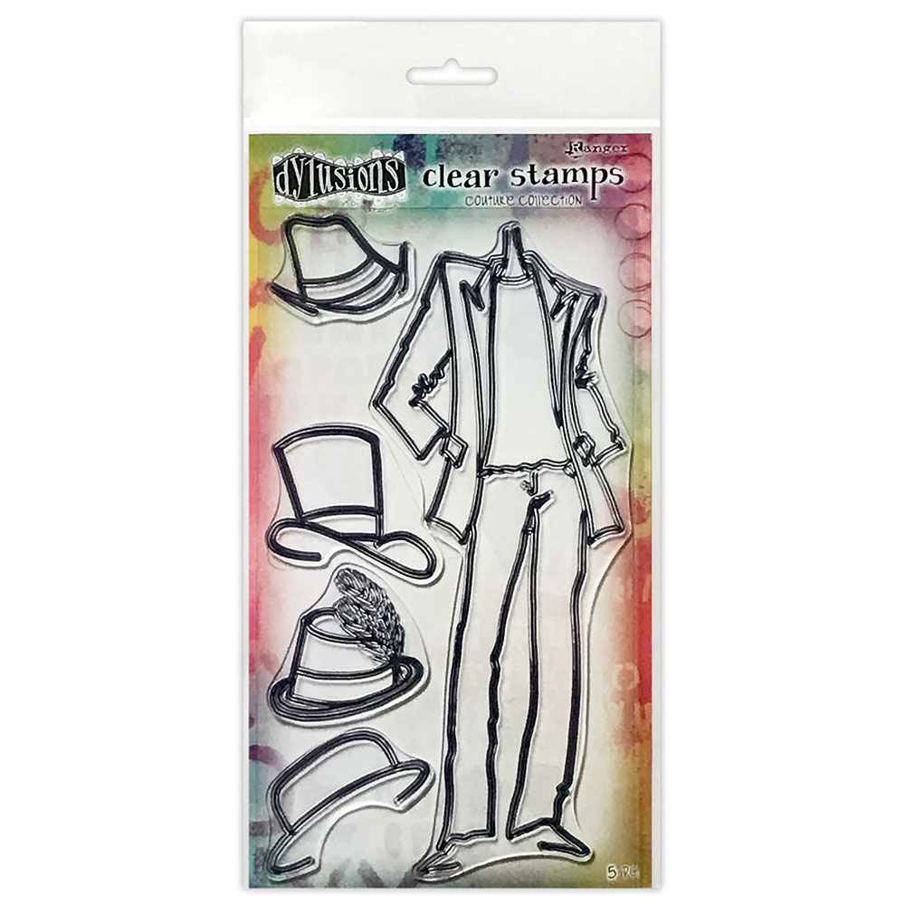 Ranger • Dylusions Couture Clear Stamps Man About Town