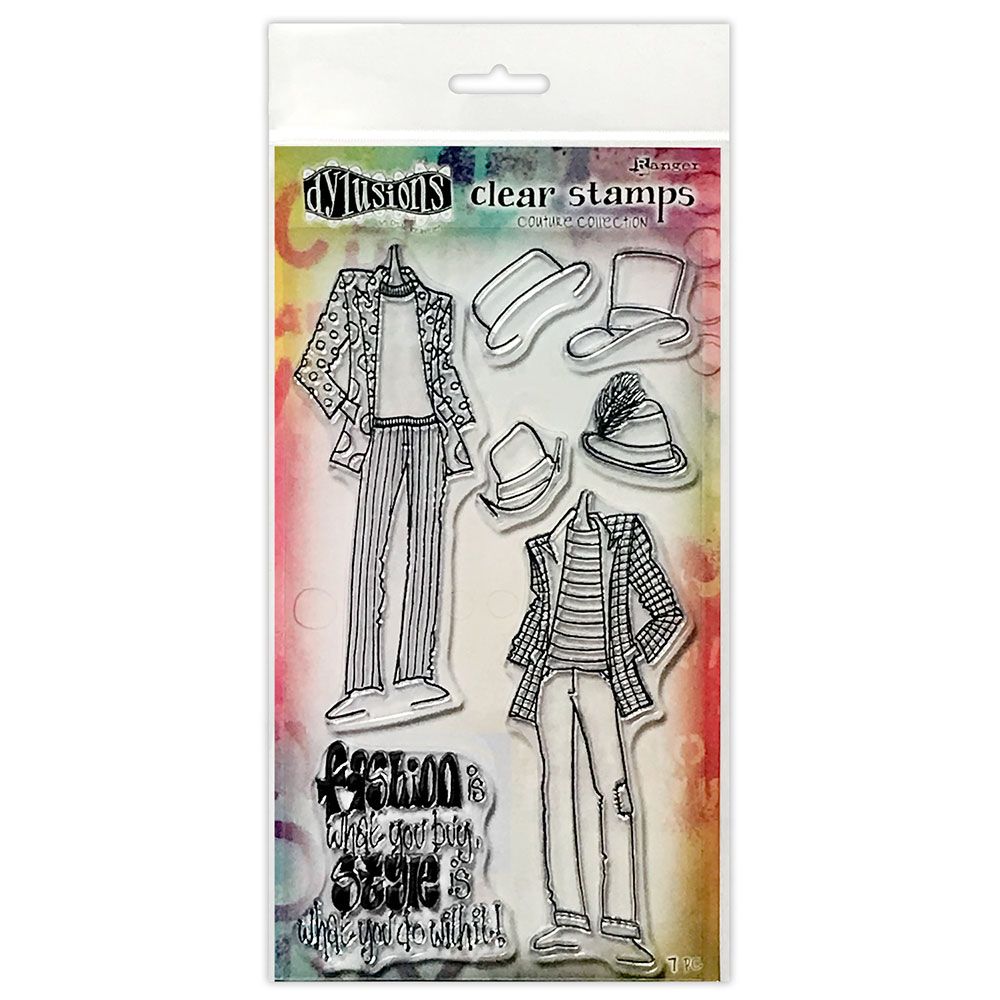 Ranger • Dylusions couture tampon transparent Man about town duo