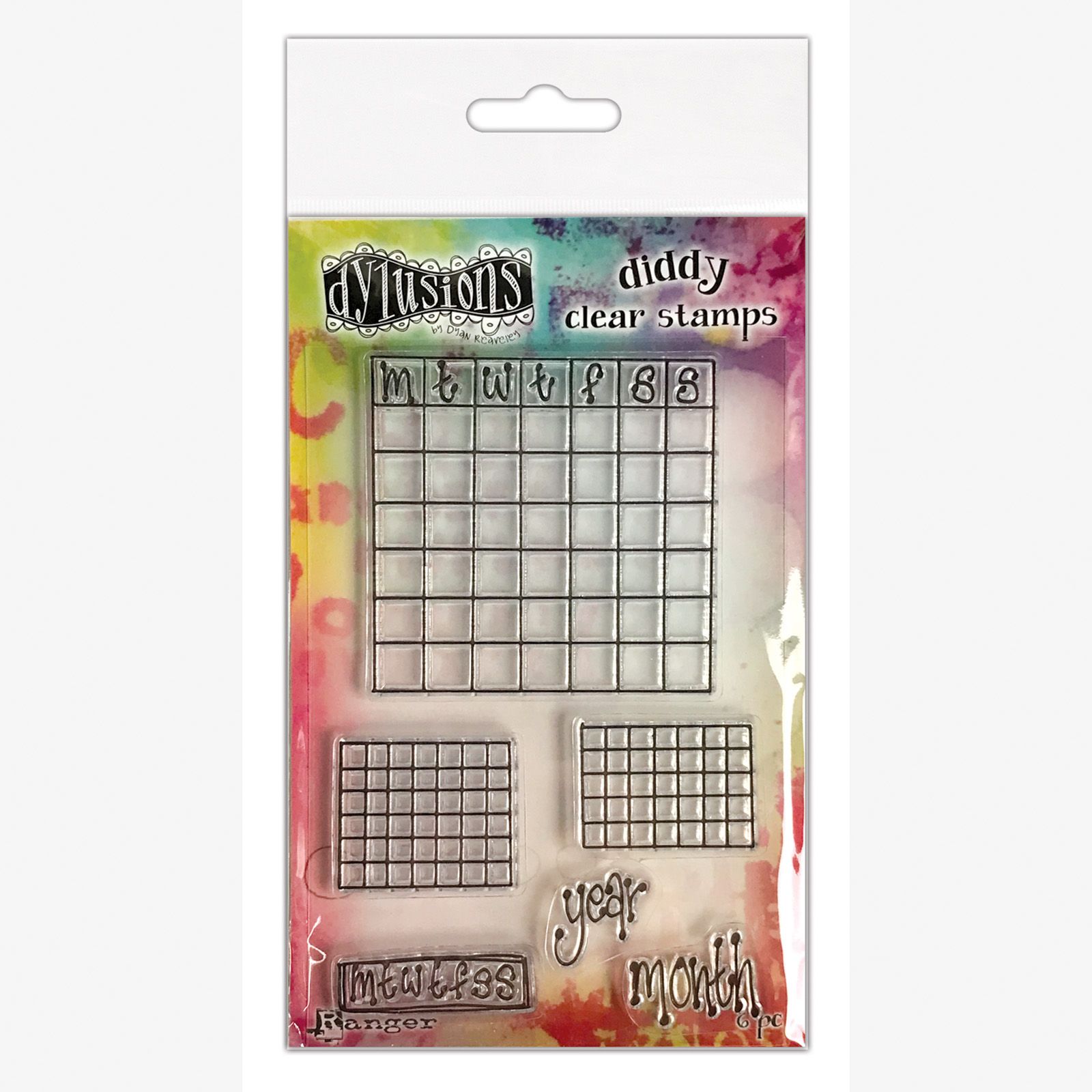 Ranger • Dylusions Diddy Clear Stamps Check It Out!