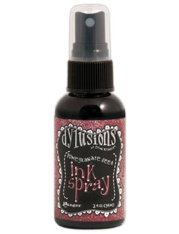 Ranger • Dylusions ink spray Pomegranate Seed