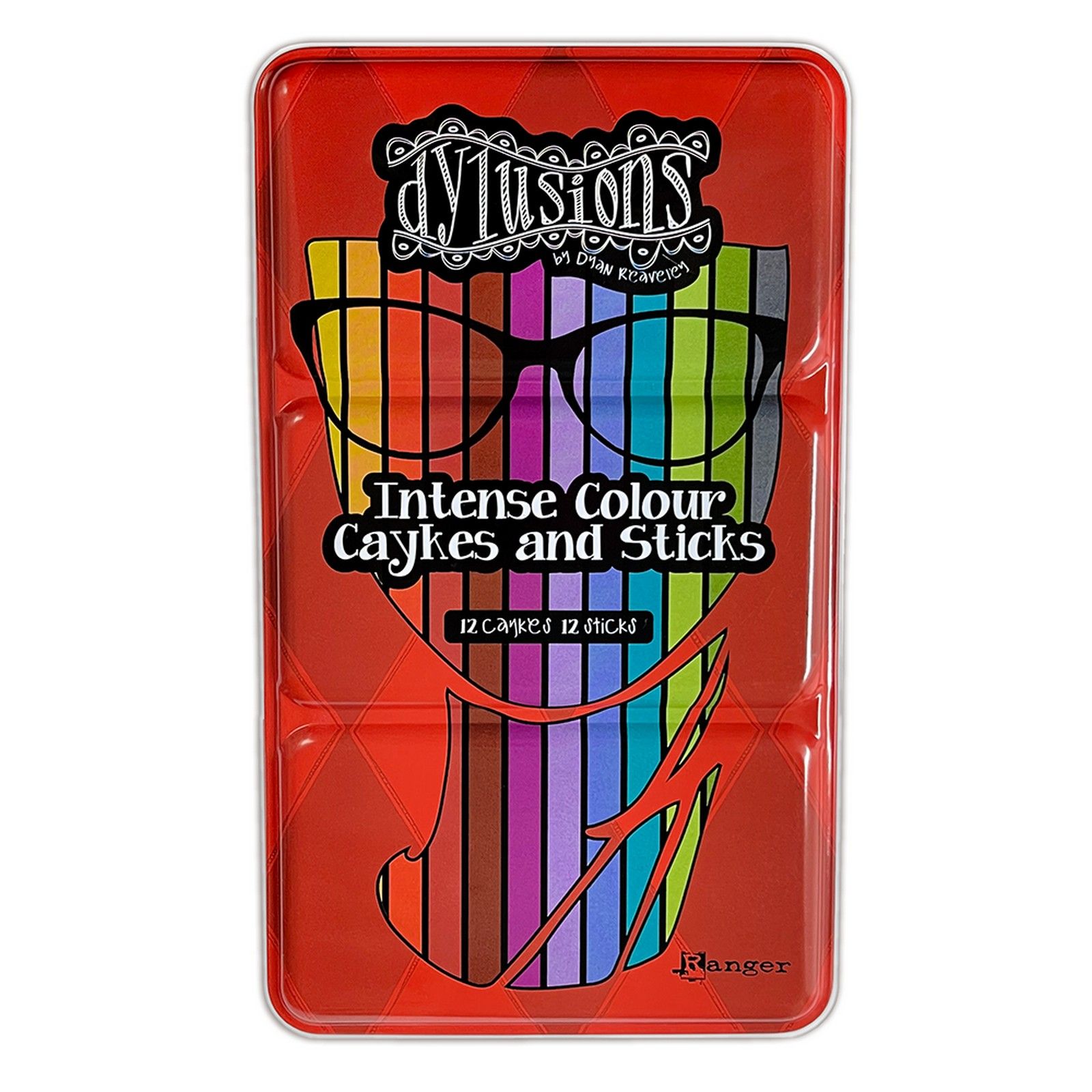 Ranger • Dylusions Intense Colour Caykes & Sticks Set 1 12pcs