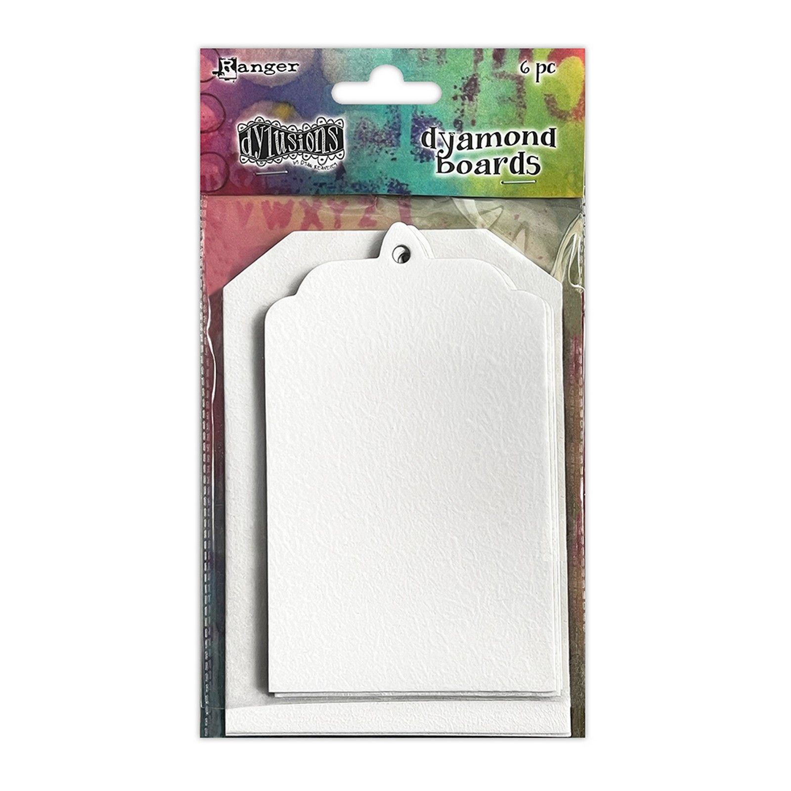 Ranger • Dylusions Dyamond Boards Large Tags 6pcs