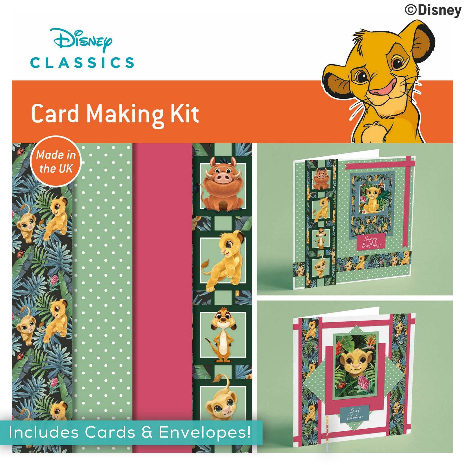 Creative Expressions • The Lion King Mini Card Kit 15,24x15,24cm