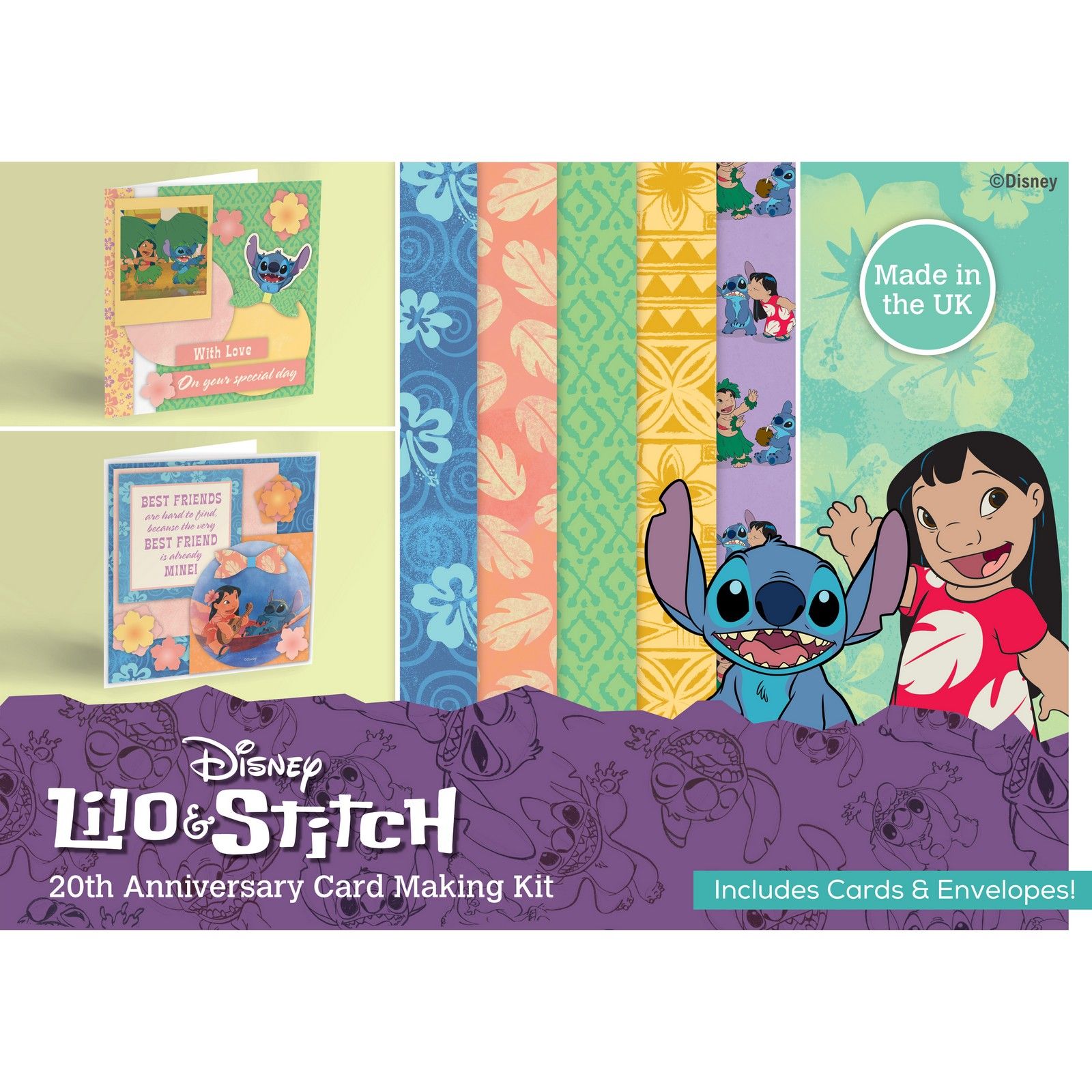 Creative Expressions • Lilo & Stitch 20th Anniversary Kit 20,32x20,32cm