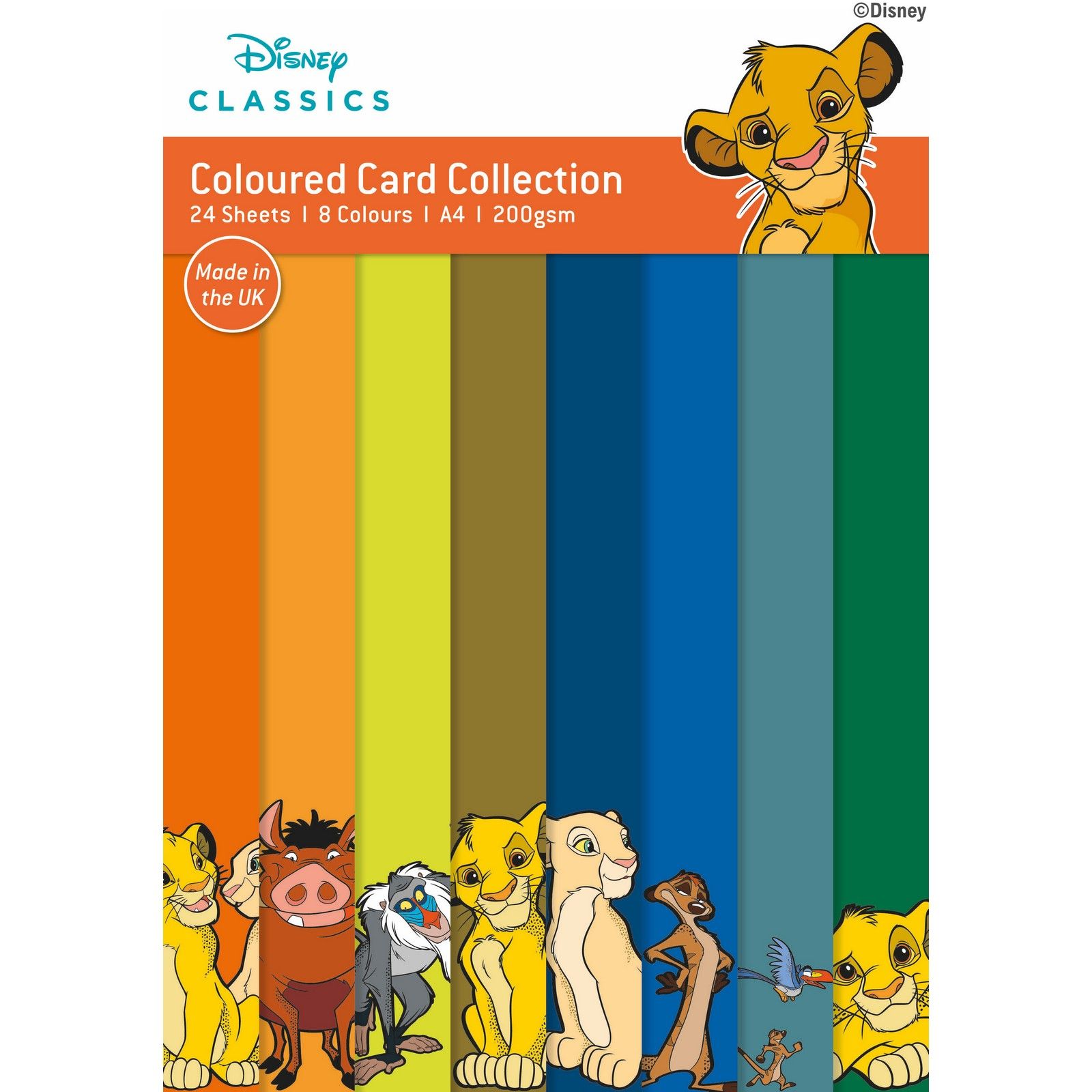 Creative Expressions • The Lion King Coloured Card Pack