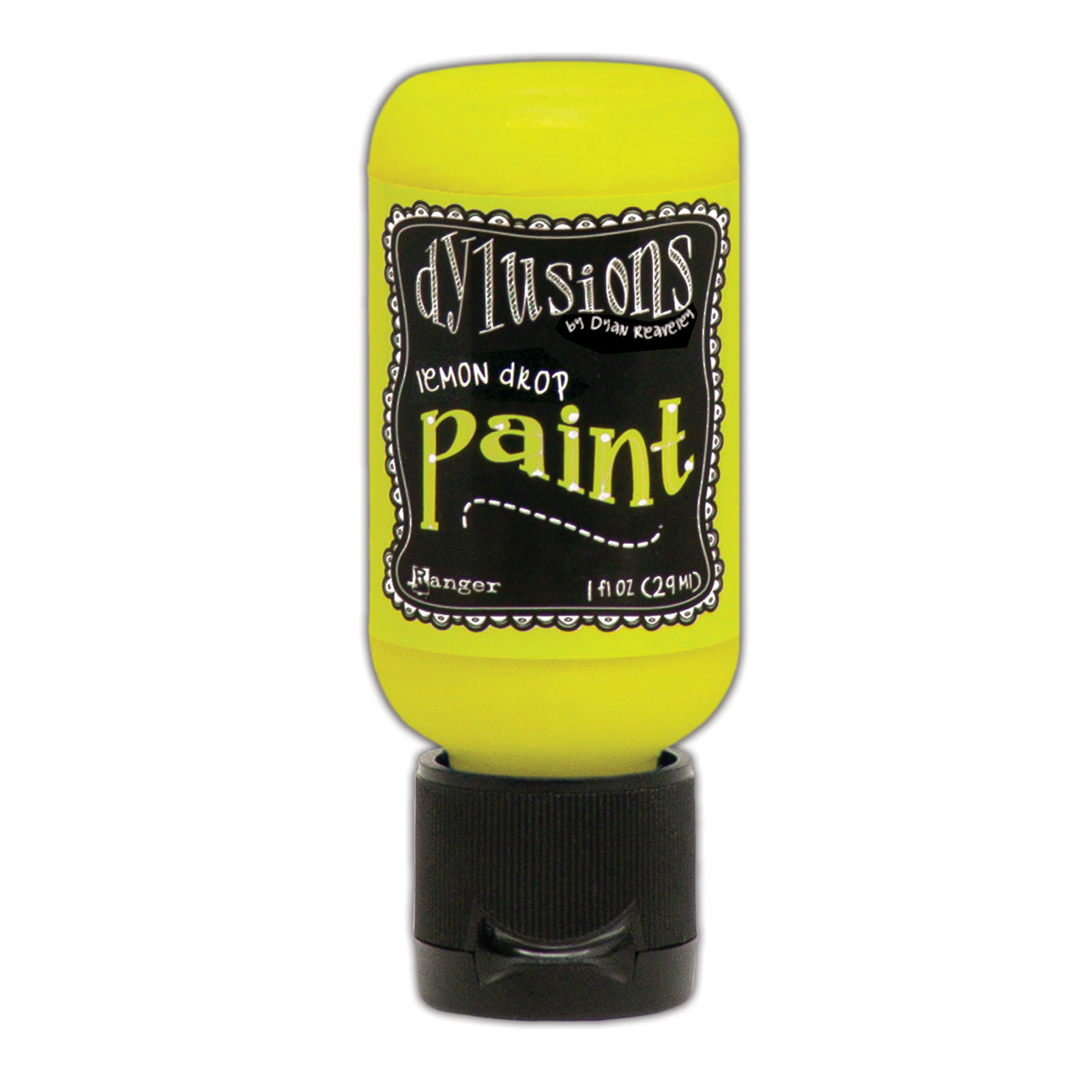 Ranger • Dylusions Paint Flip Cap Bottle Lemon Drop 29ml