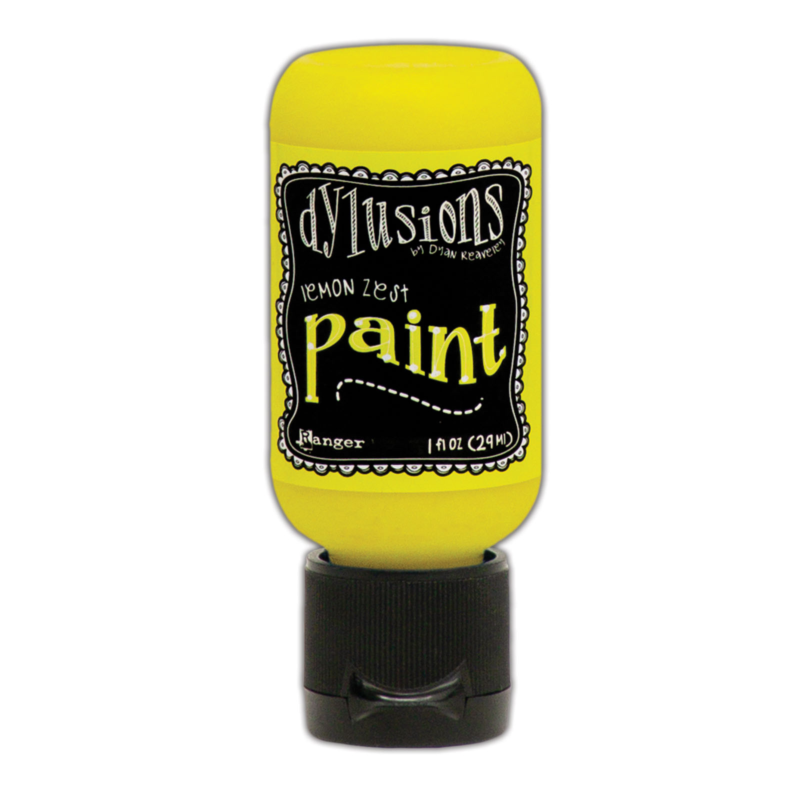 Ranger • Dylusions Paint Flip Cap Bottle Lemon Zest 29ml