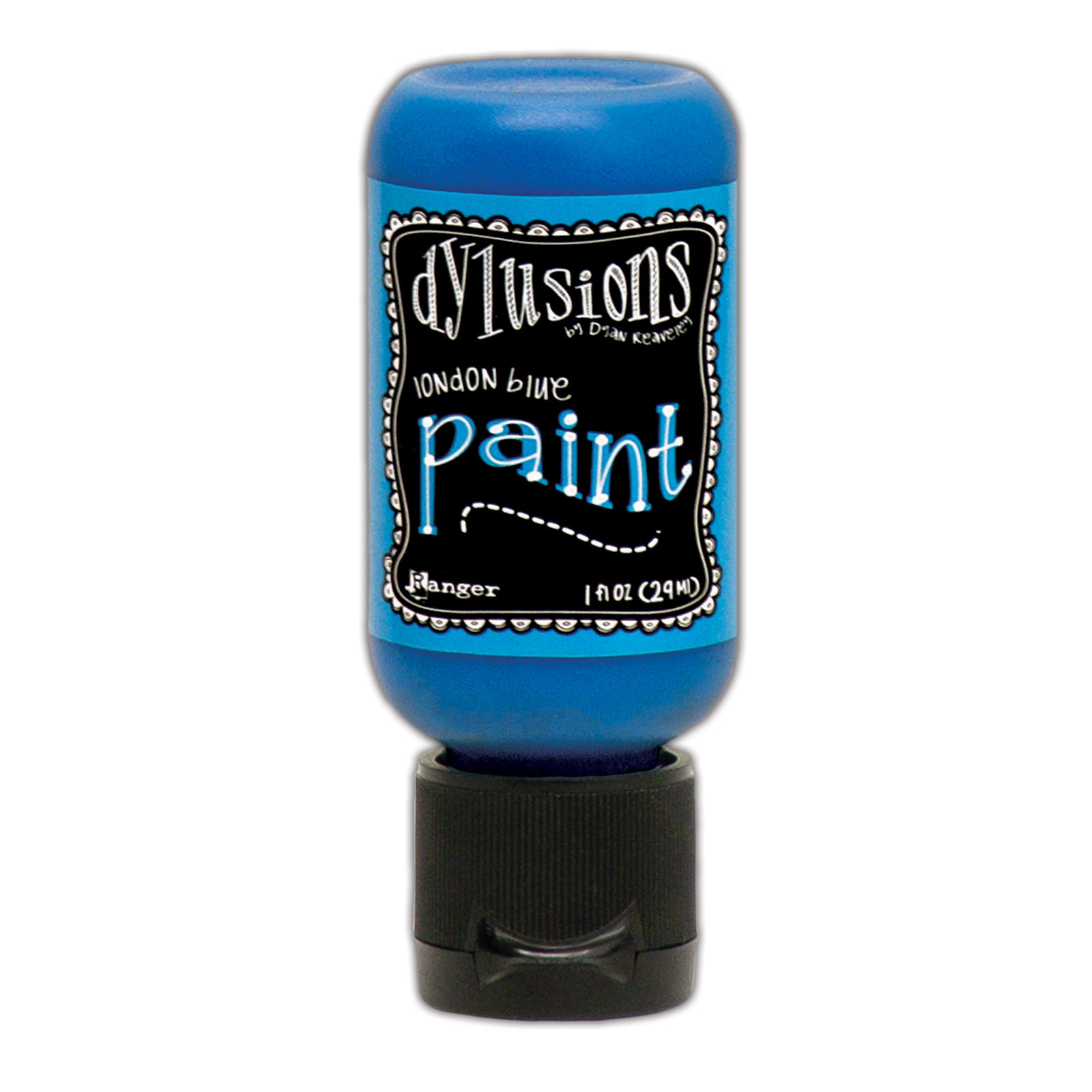 Ranger • Dylusions Paint Flip Cap Bottle London Blue 29ml