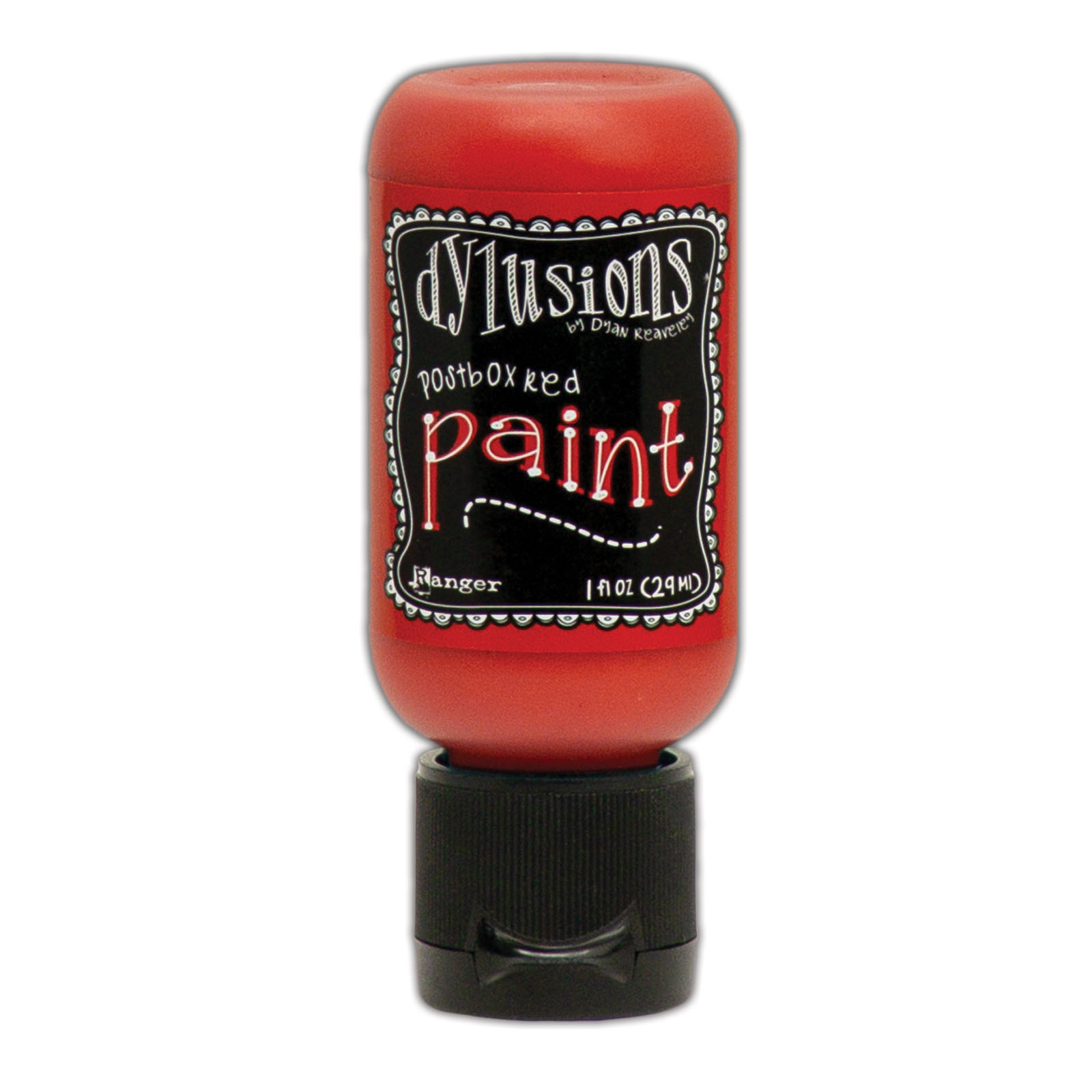 Ranger • Dylusions Flip cup paint Postbox red