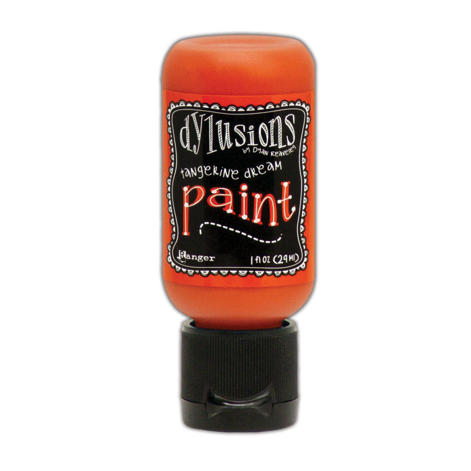 Ranger • Dylusions Paint Flip Cap Bottle Tangerine Dream 29ml