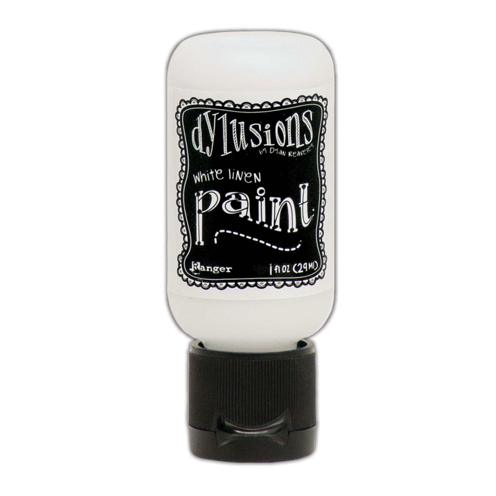 Ranger • Dylusions Paint Flip Cap Bottle White Linen 29ml