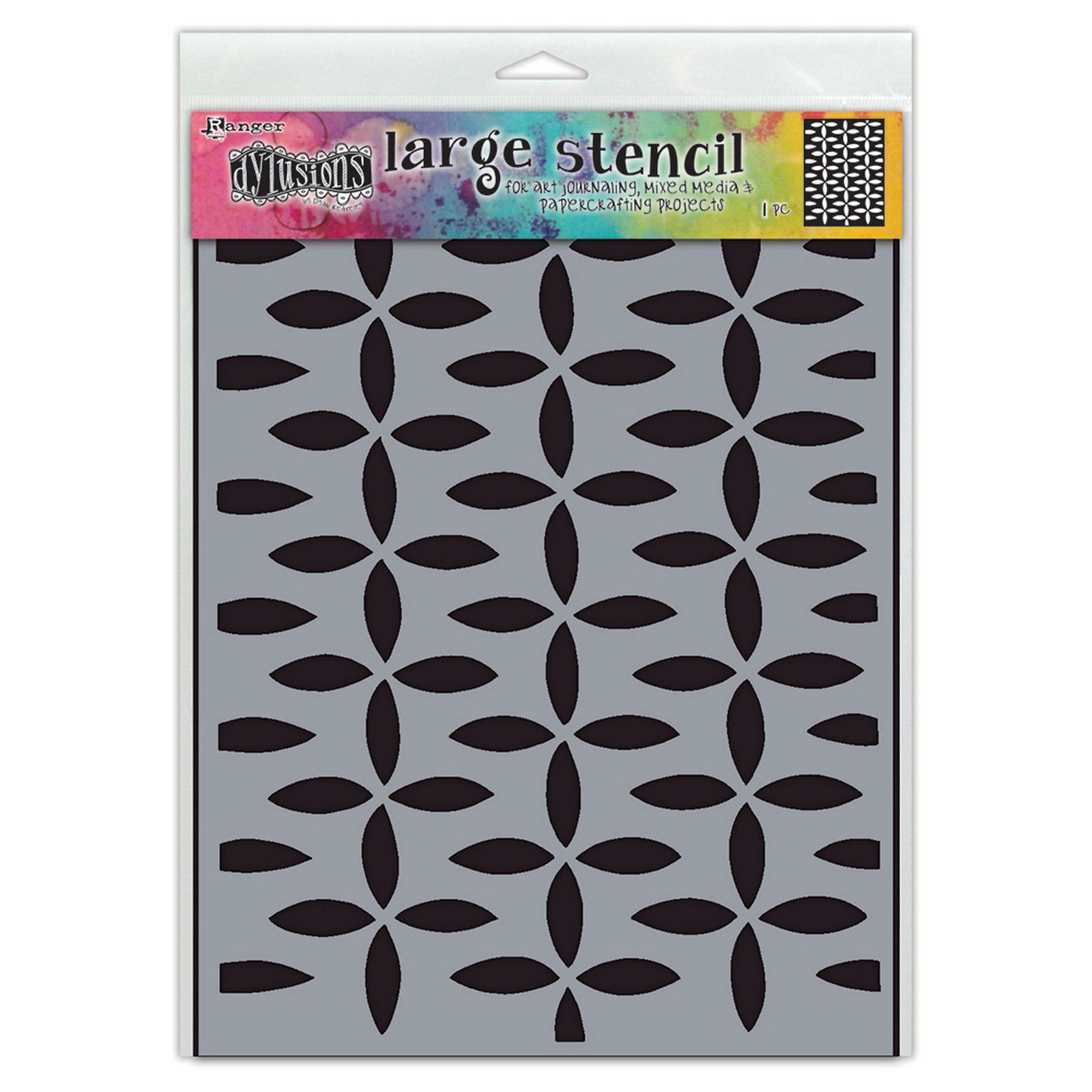 Ranger • Dylusions Stencils Large Retro Grid