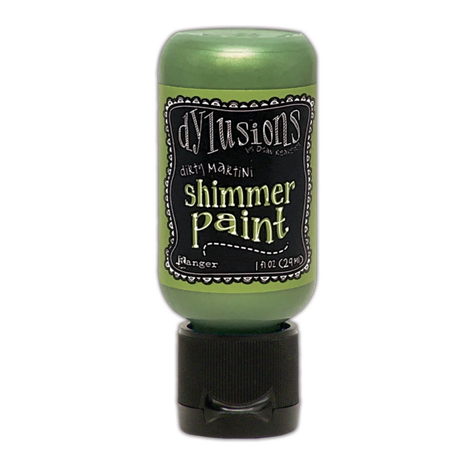 Ranger • Dylusions Shimmer Paint Flip Top Bottle Dirty Martini 29ml