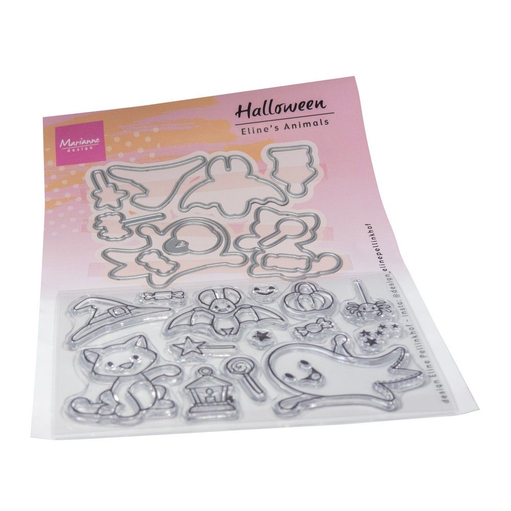 Marianne Design • Clear Stamps Eline's Animals Halloween