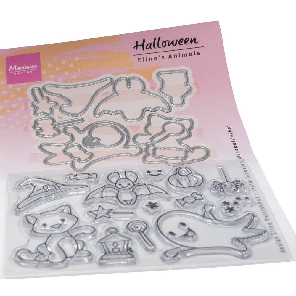 Marianne Design • Clear Stamps Eline's Animals Halloween