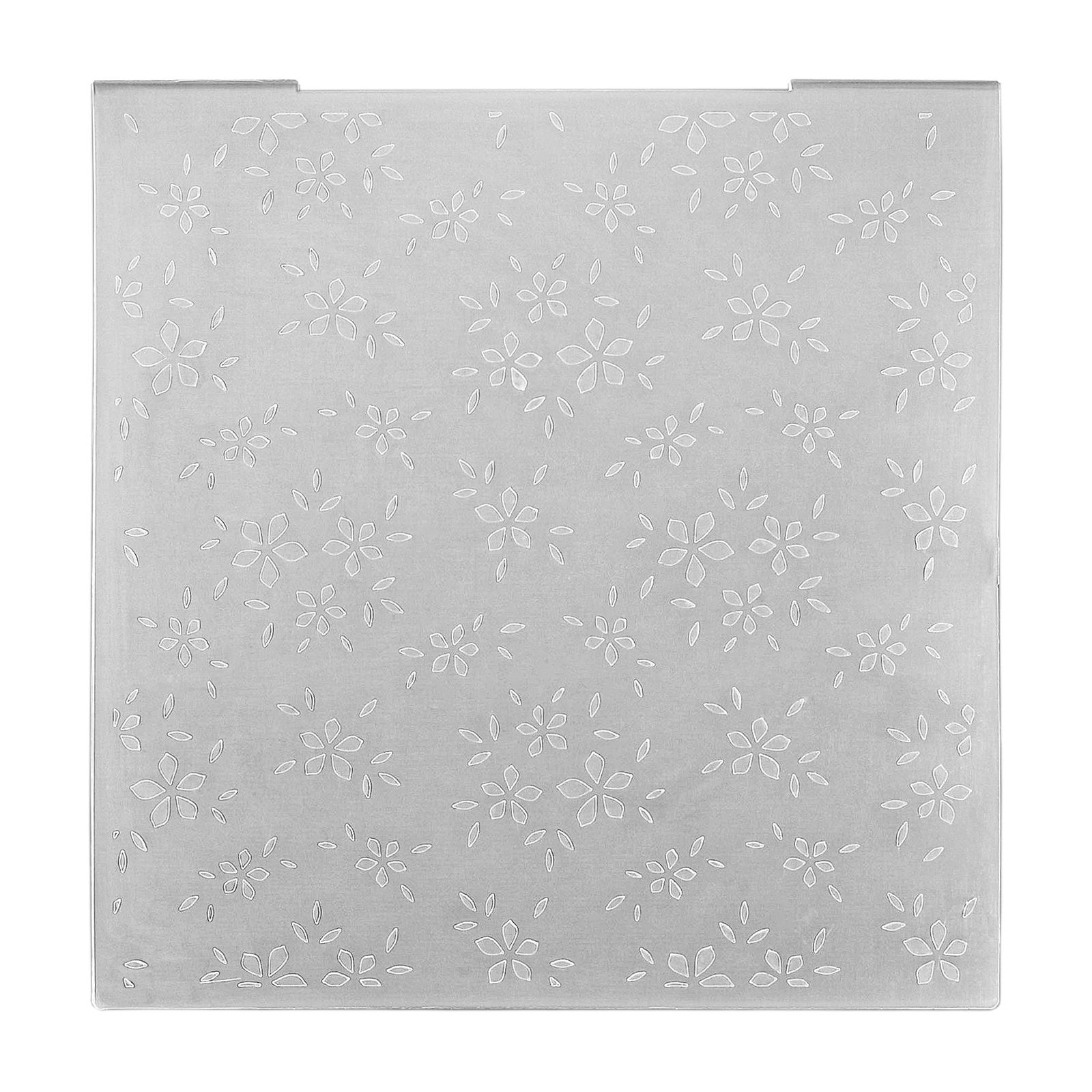 Nellie's Choice • 3D Prägefolder Hintergrund Kleine Blumen 15x15cm