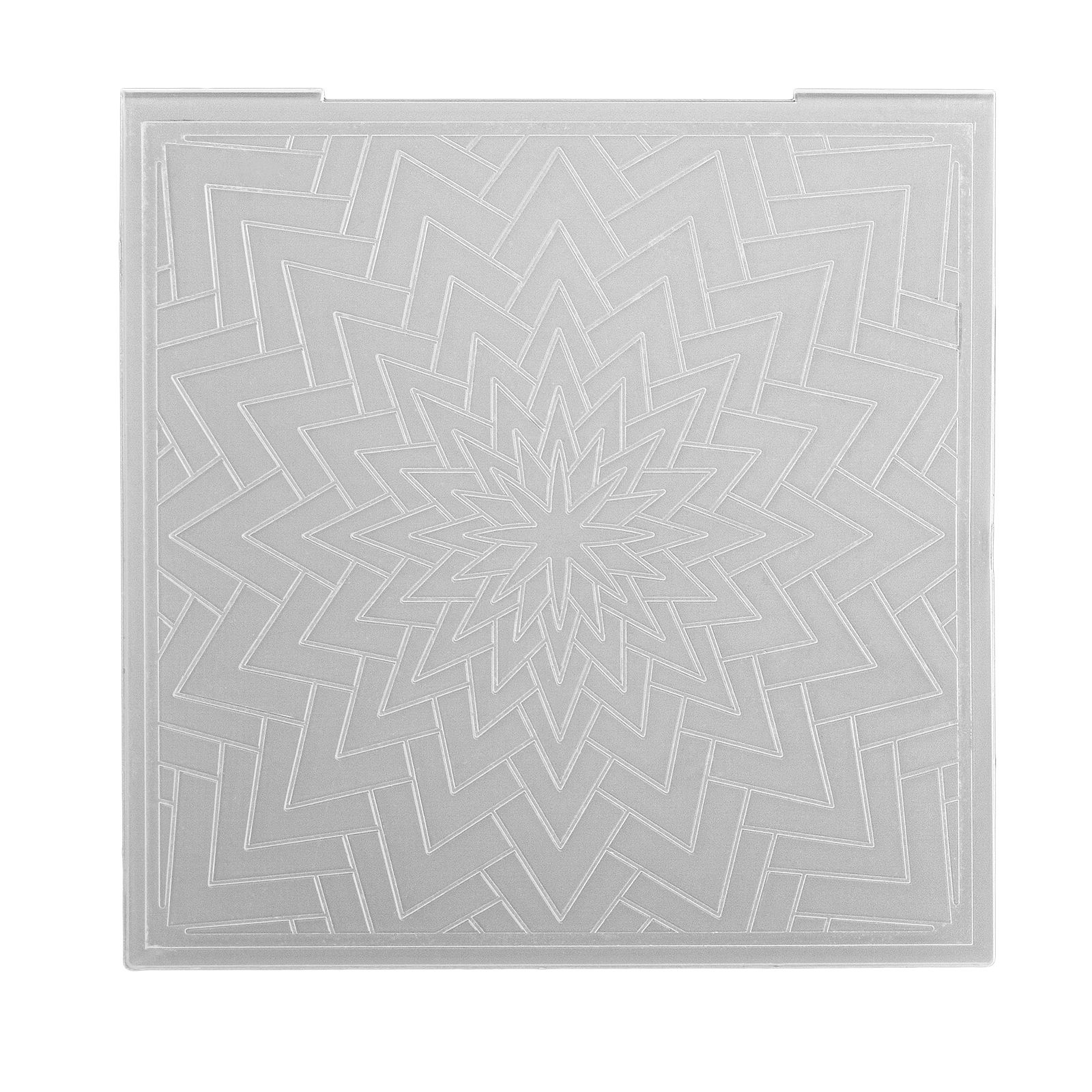 Nellie's Choice • Carpeta de Embossing 3D Fondo Estrella Grande 15x15cm