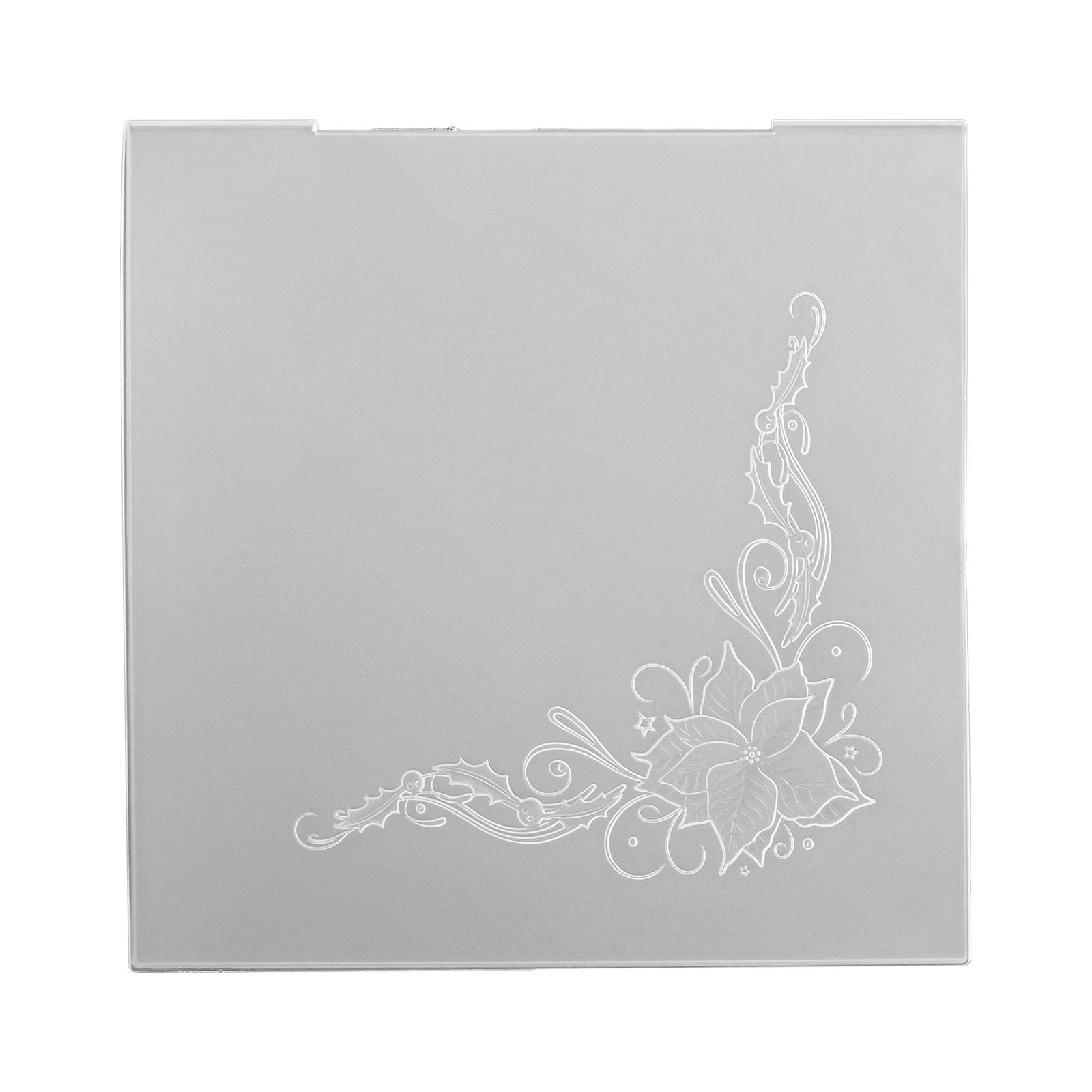 Nellie's Choice • 3D Embossing Folder Corner Christmas Star 5.9x5.9"