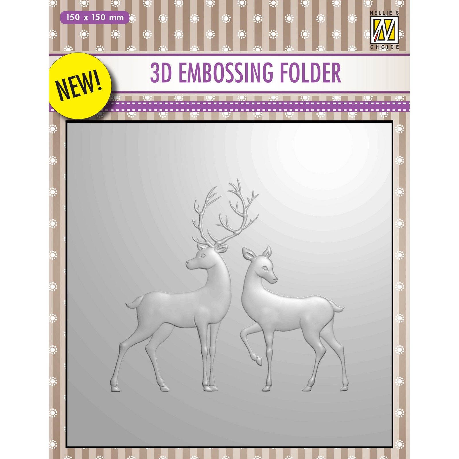 Nellie's Choice • 3D Embossing Folder Paaskrans 15x15,2cm