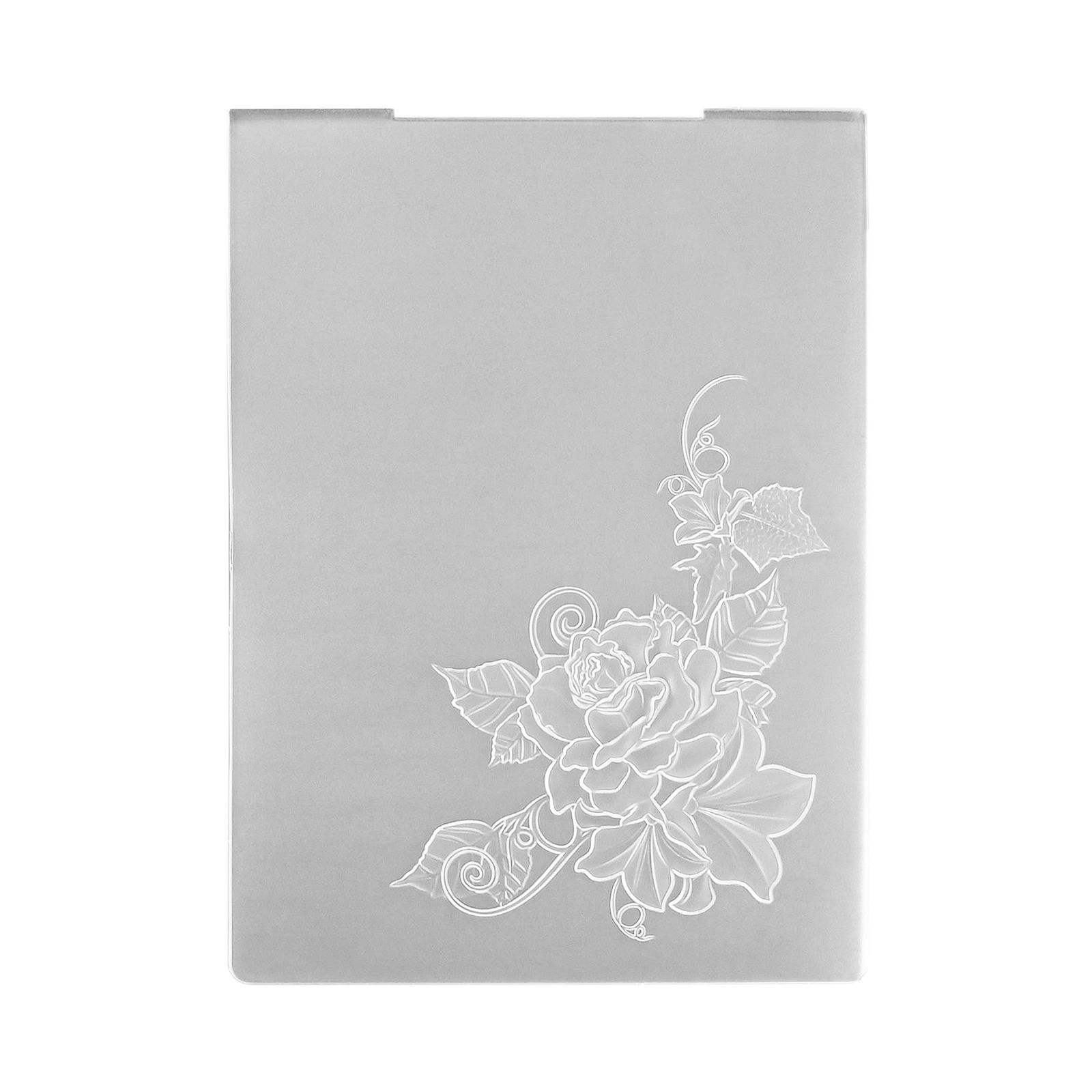 Nellie's Choice • 3D Prägefolder Ecken Rosen 10,5x14,8cm