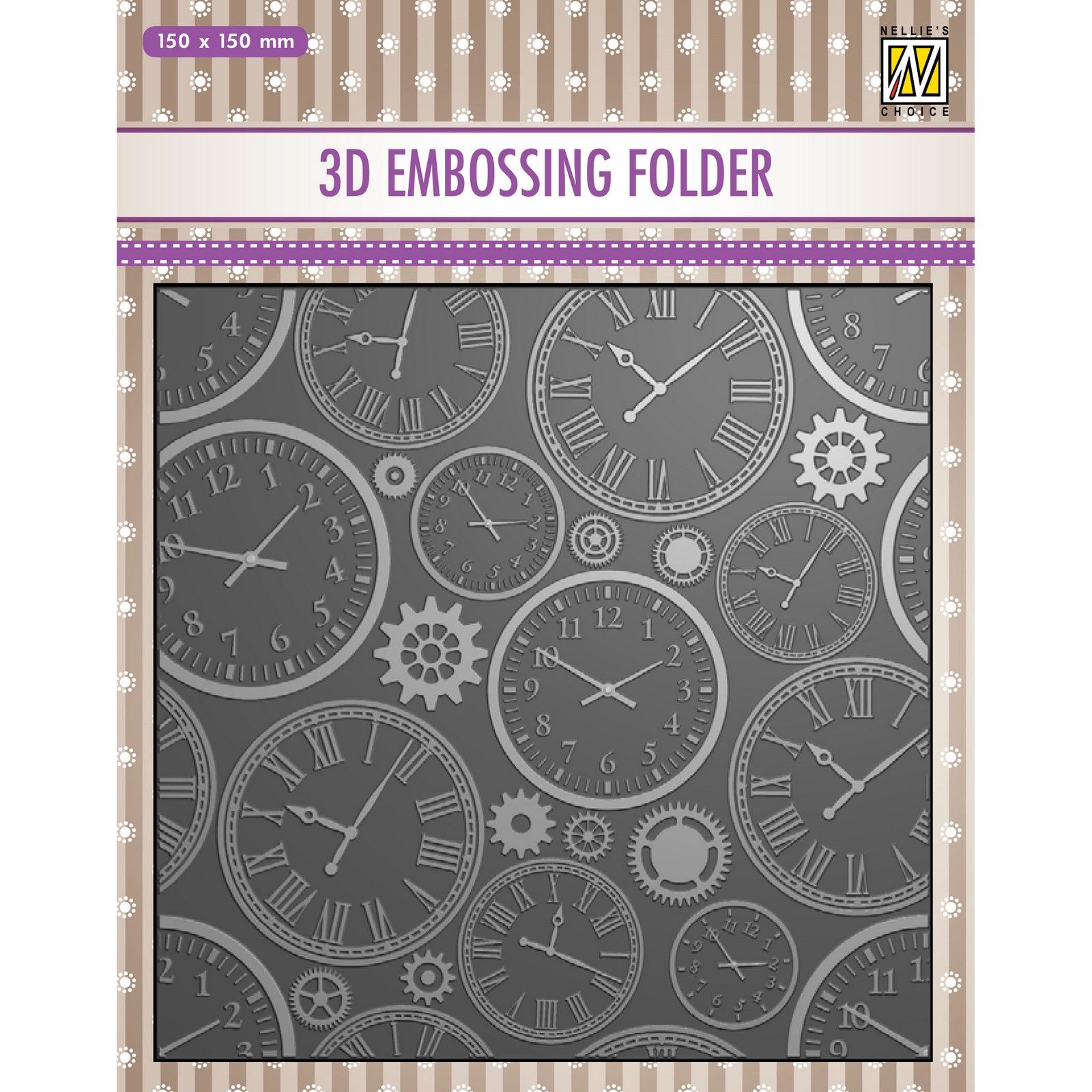 Nellie's Choice • 3D Embossing Folder Time