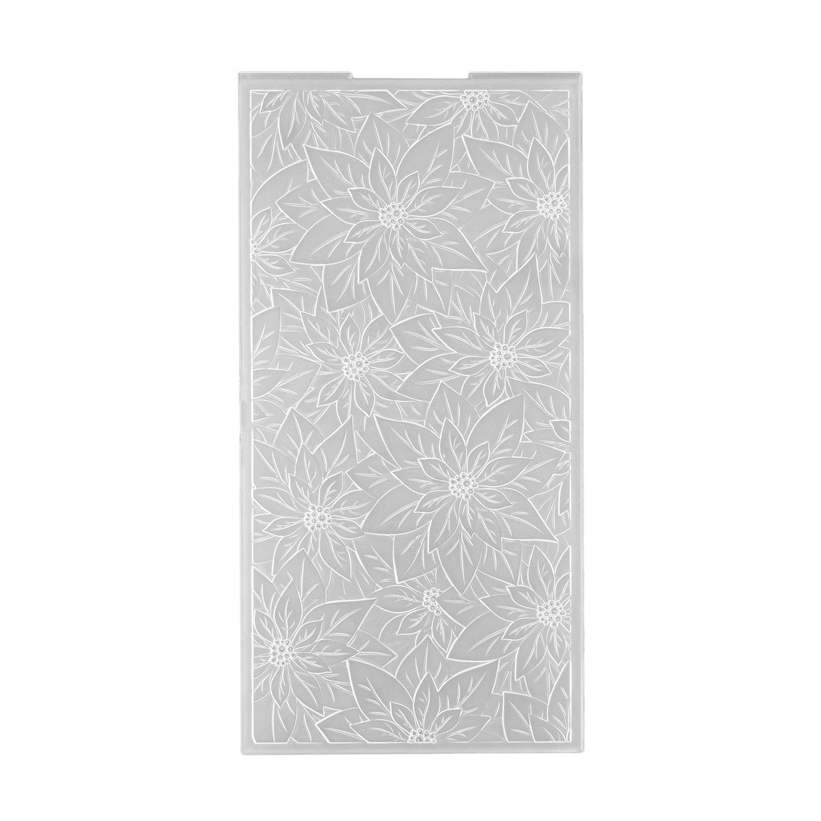 Nellie's Choice • 3D Embossing Folder Achtergrond Kerstster 10,5x21cm