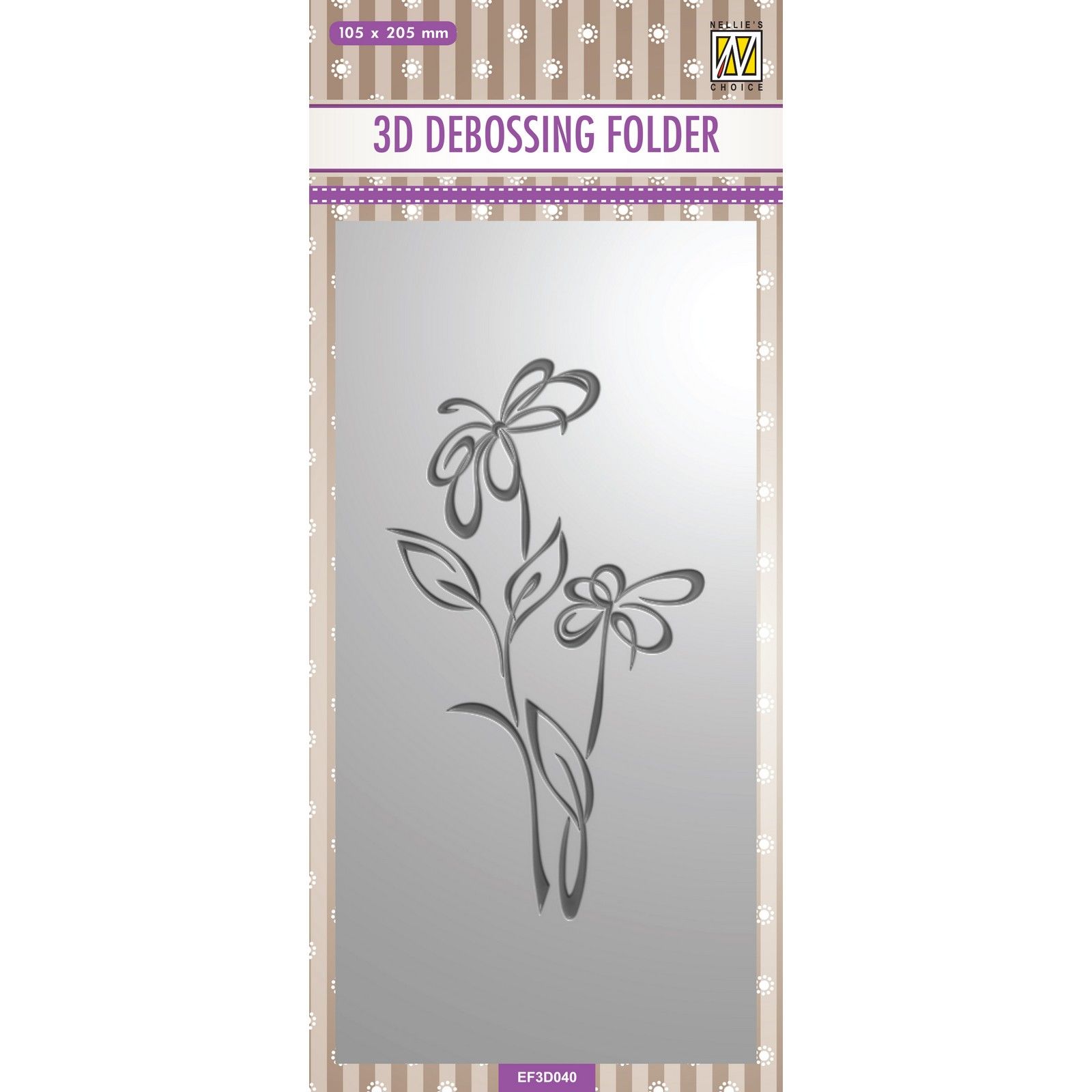 Nellie's Choice • 3D Cartella per Goffratura 3D-Debossing Folders C6 Flower