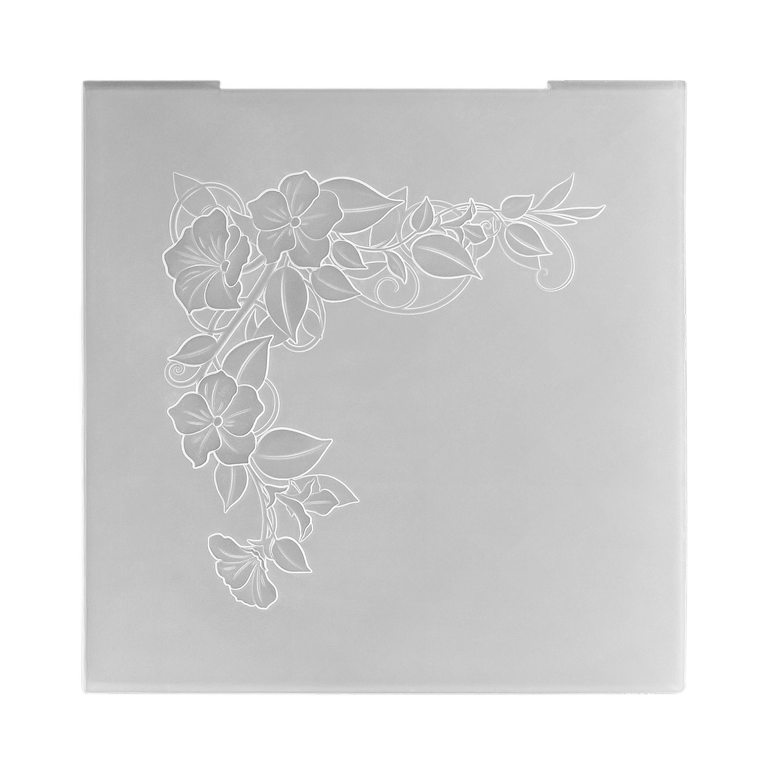 Nellie's Choice • Carpeta de Embossing 3D Esquina Cuadro de Flores 15x15cm