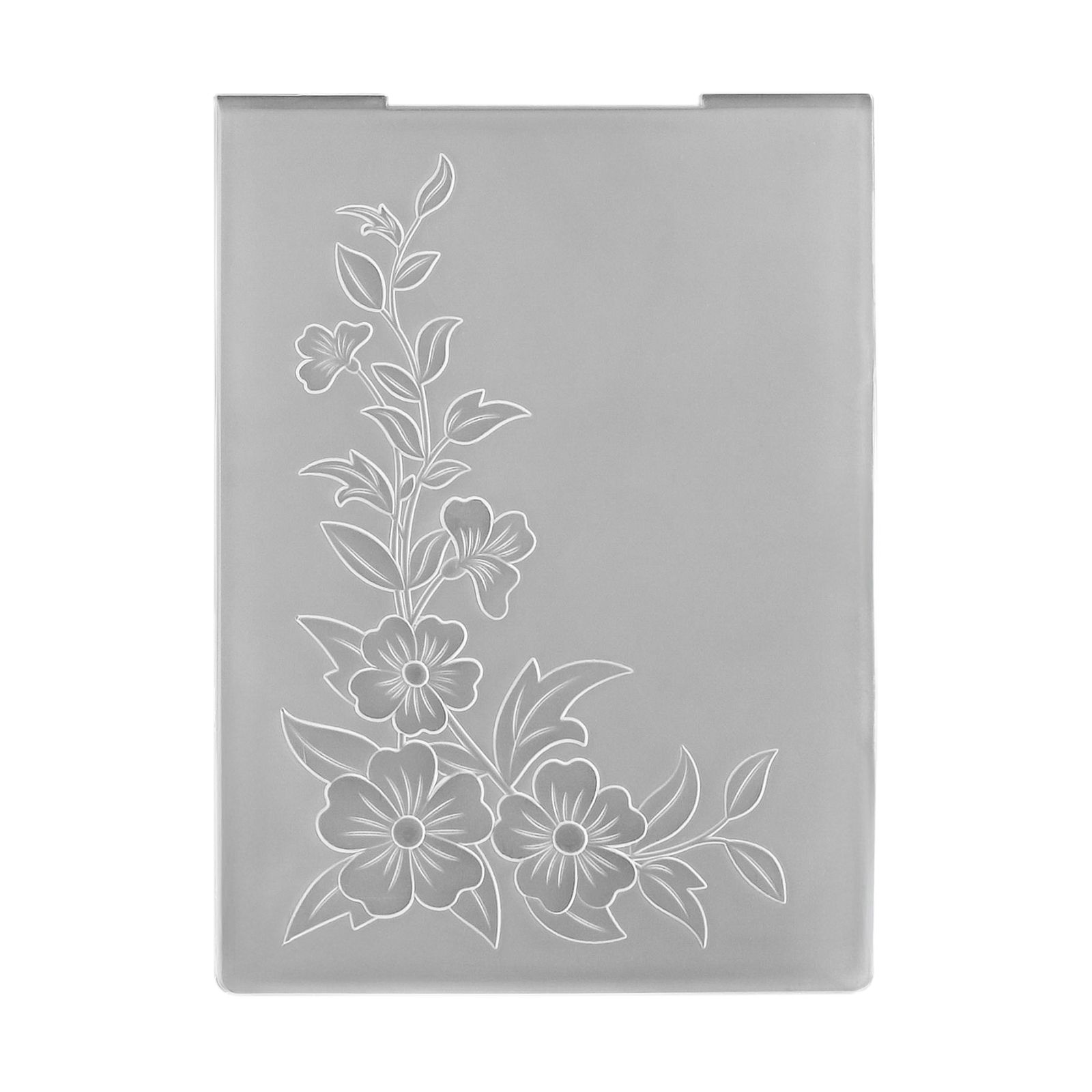 Nellie's Choice • 3D Embossing Folder Corner Flowers 4.1x5.8"