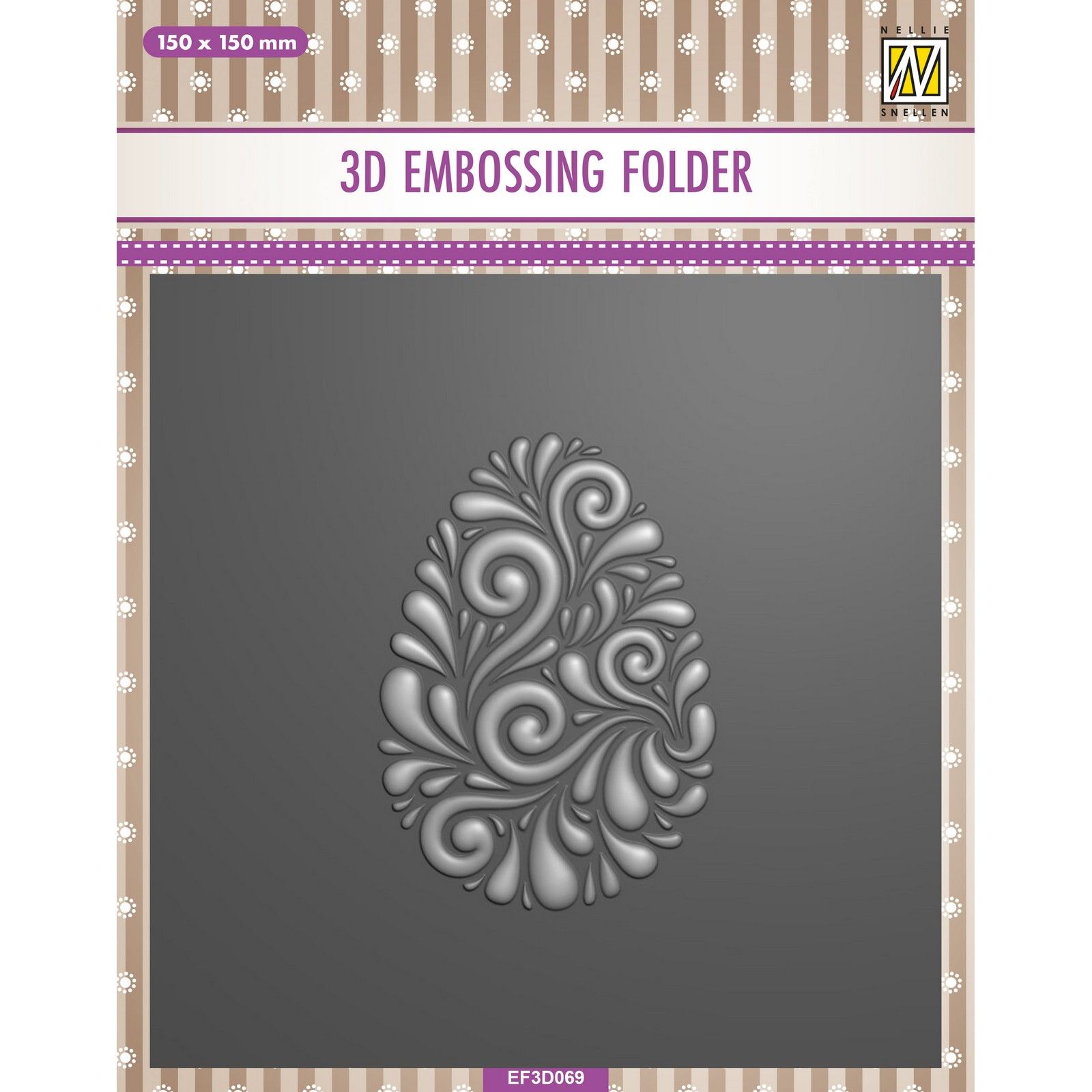 Nellie's Choice • 3D Embossing Folder Eggs 5.9x5.9"