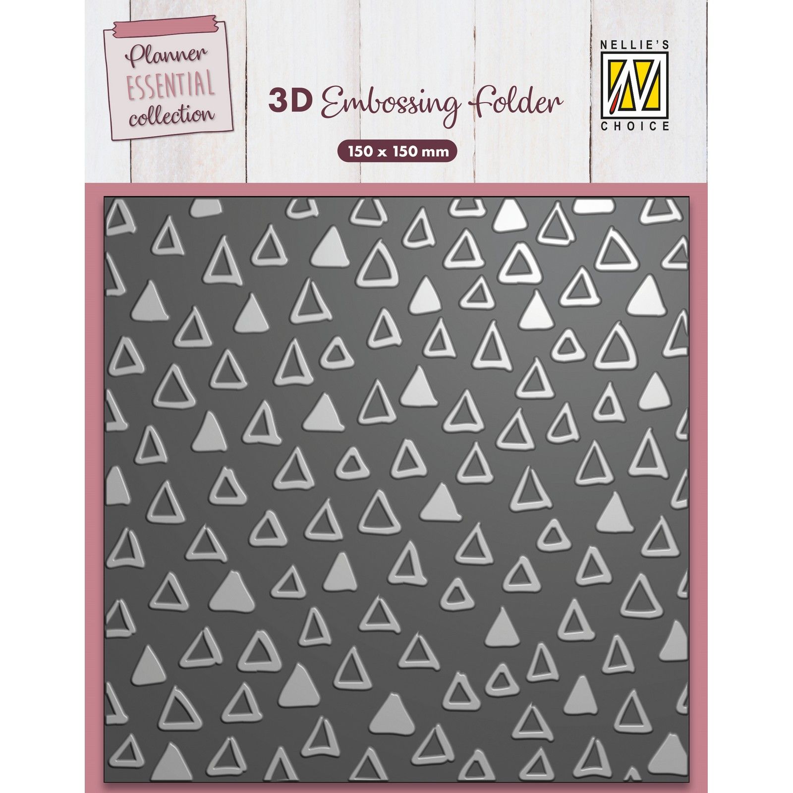 Nellie's Choice • 3D Embossing Folder Triangles