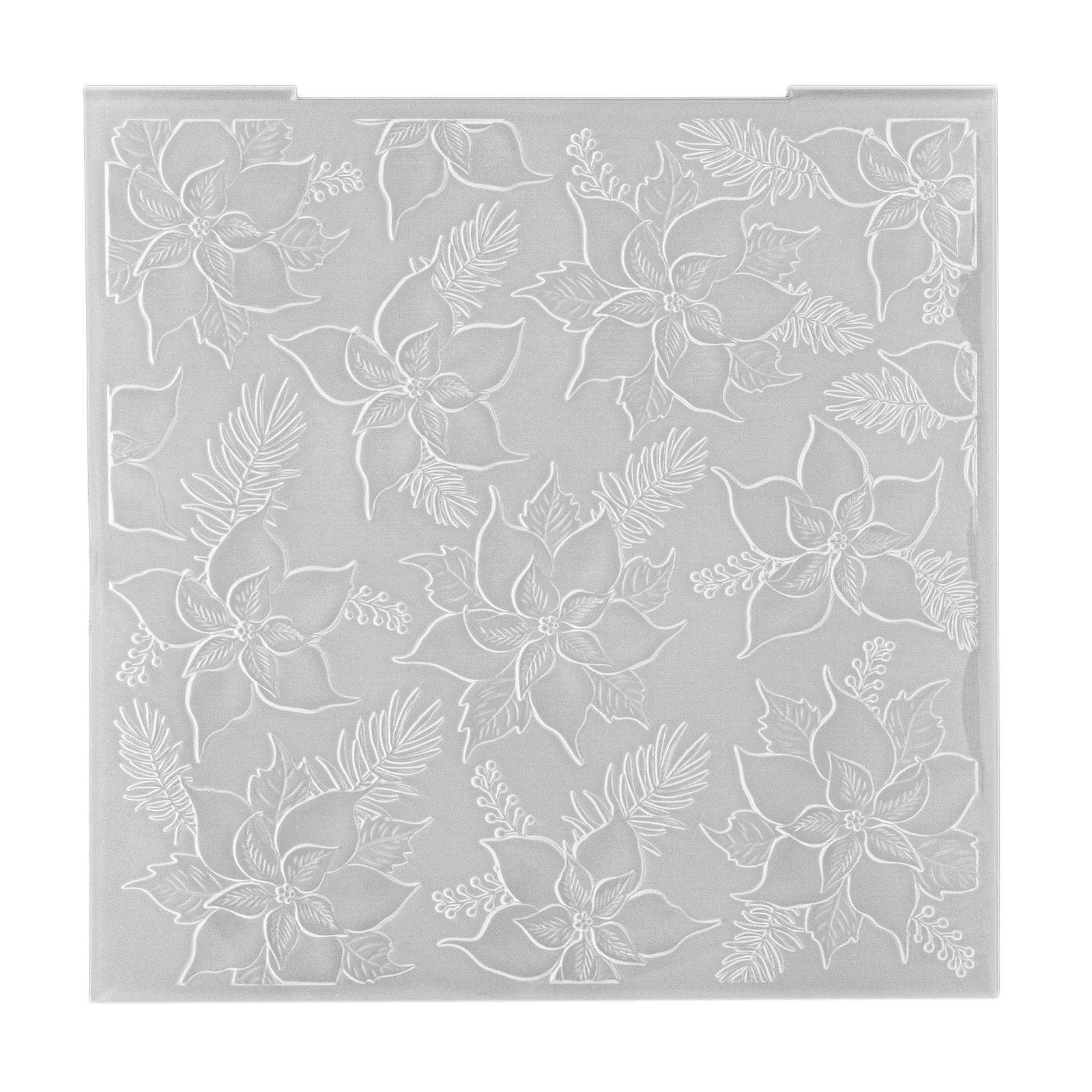 Nellie's Choice • 3D Embossing Folder Achtergrond Kerstster 15x15cm