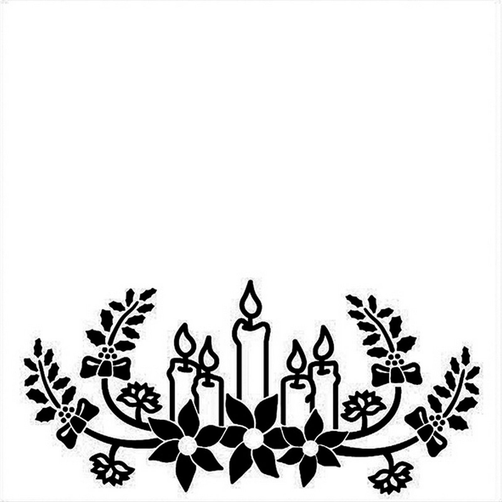 Nellie's Choice • Embossing Folder Christmas Candles