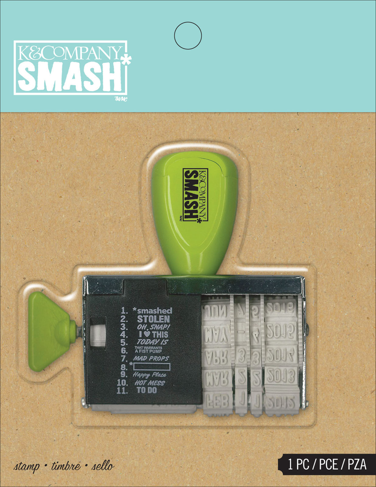 K&Company Smash • Stamp date