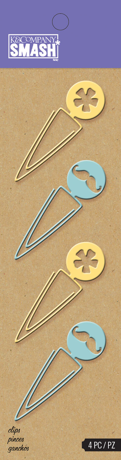 K&Company Smash • Icon Shaped Clips