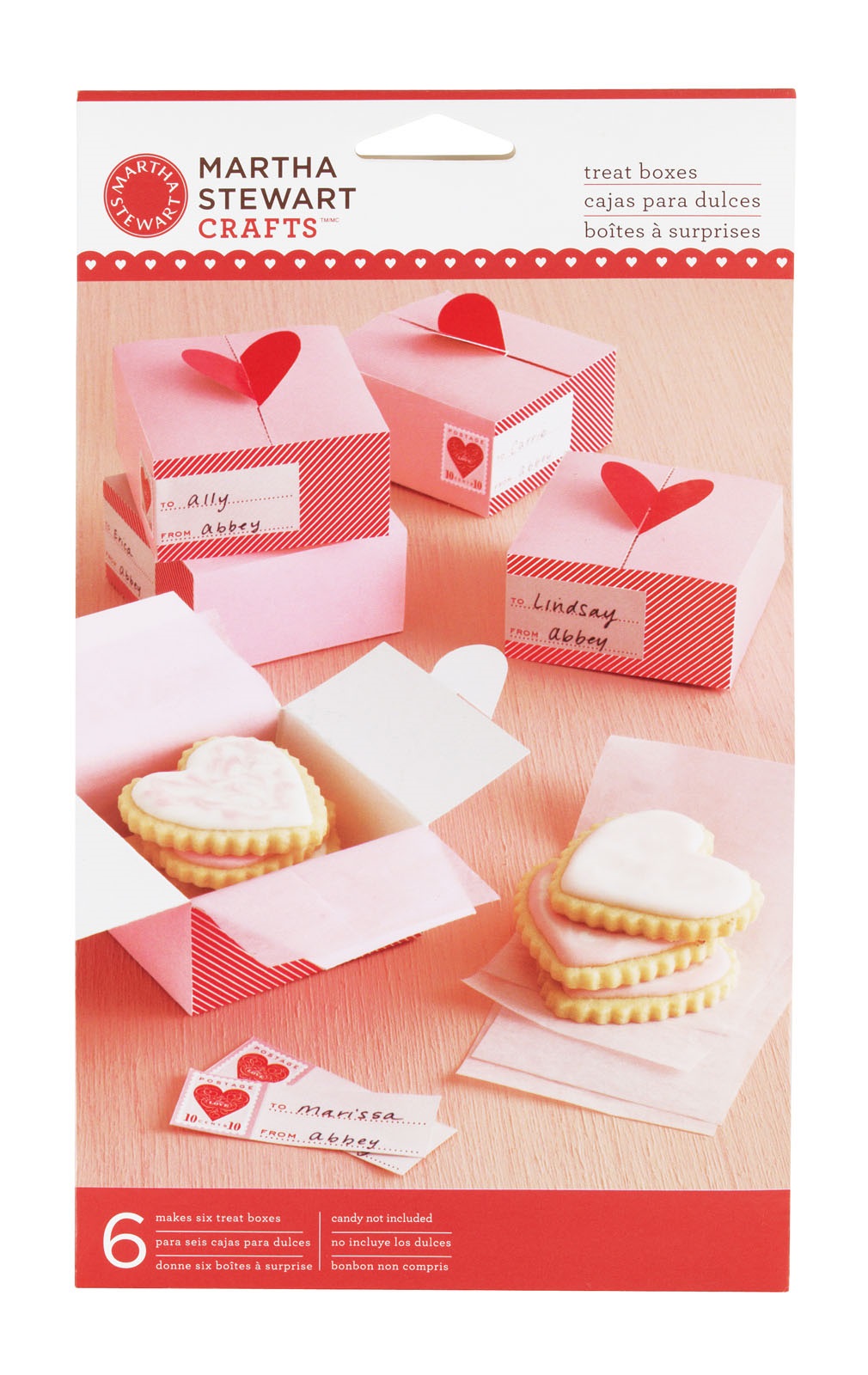 Martha Stewart • Valentine heart treat box