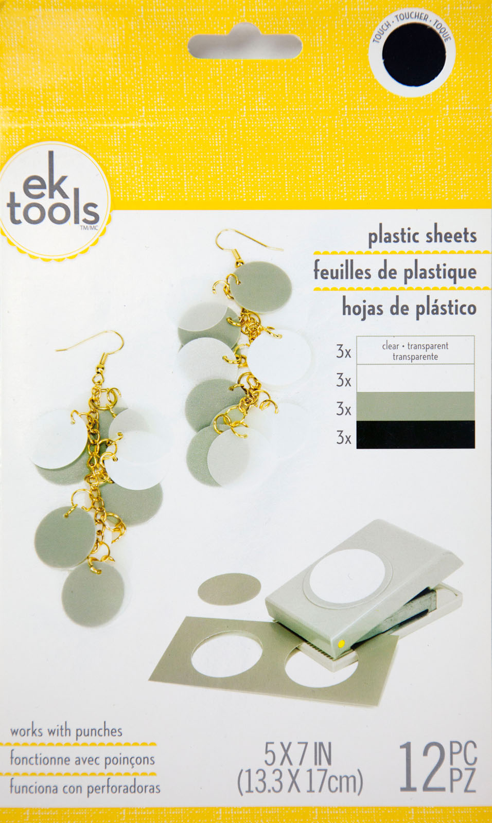 Ek Tools • Plastic Sheets Clear - Black