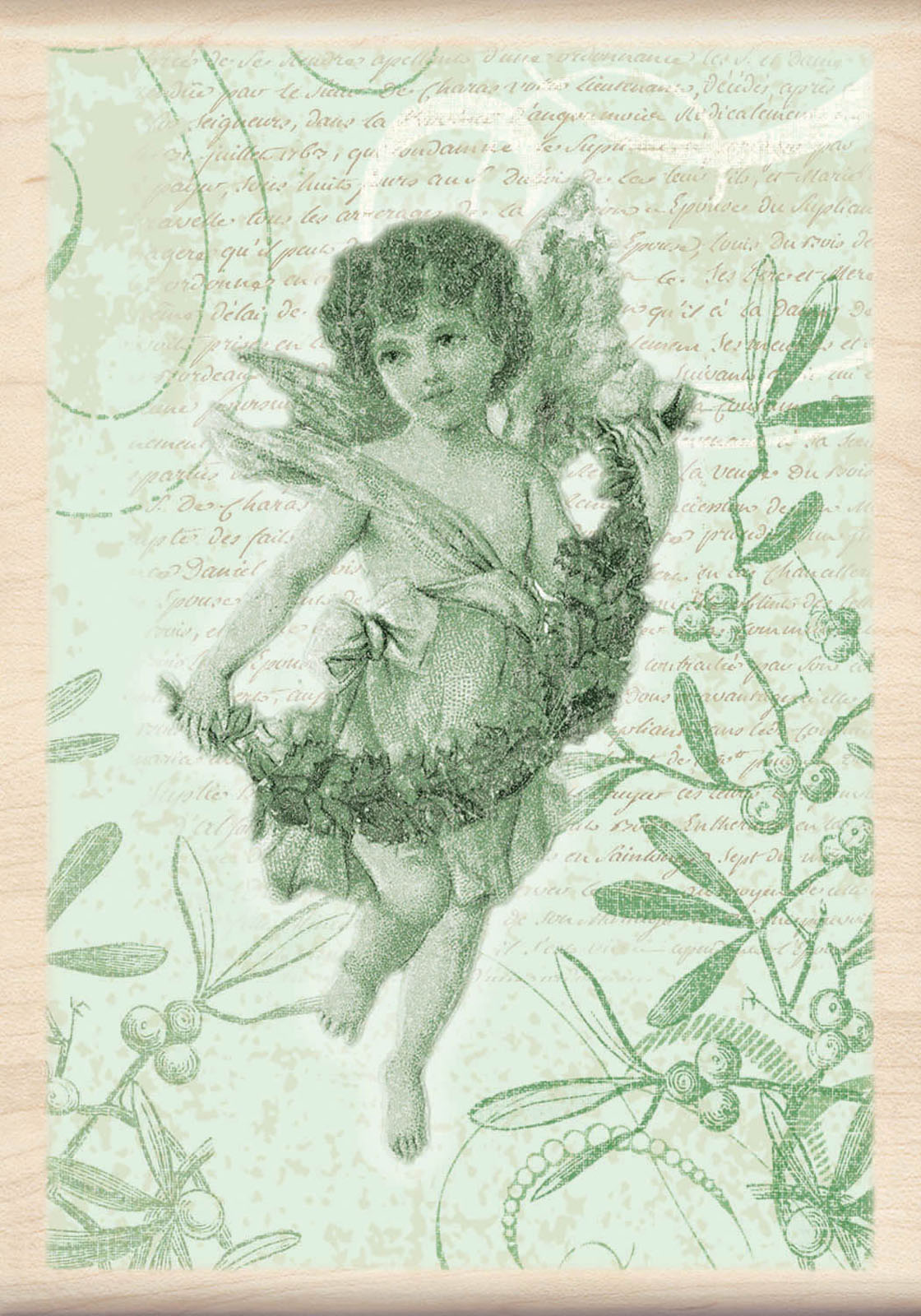Inkadinkado • Wood Mounted Stamps Angel Collage