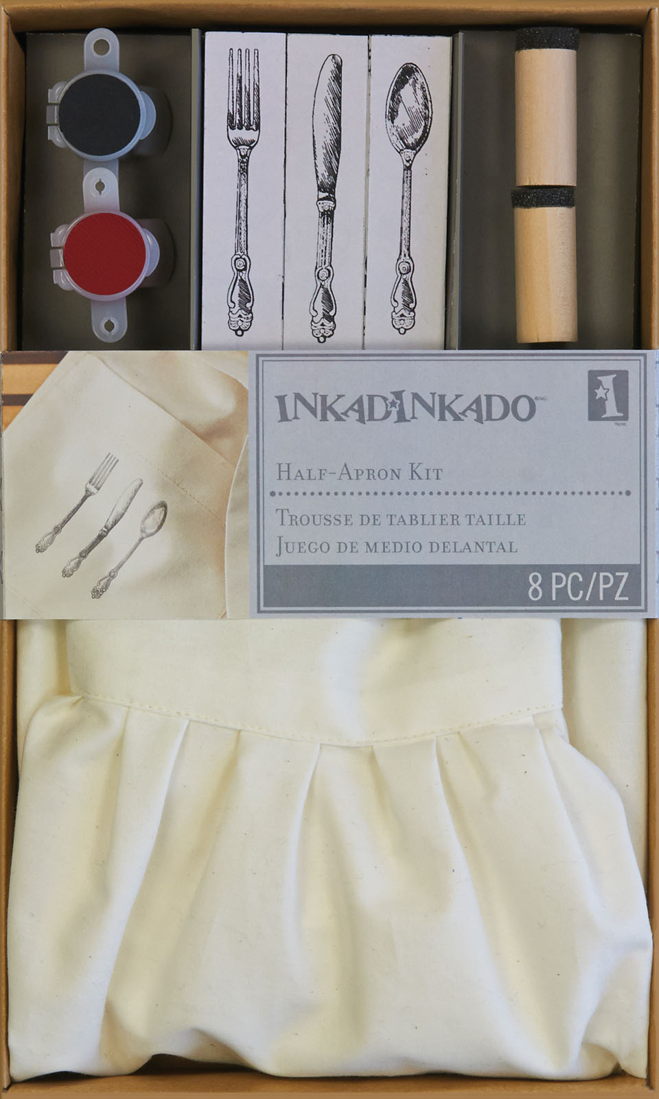 EK Success • Inkadinkado DIY kit half apron