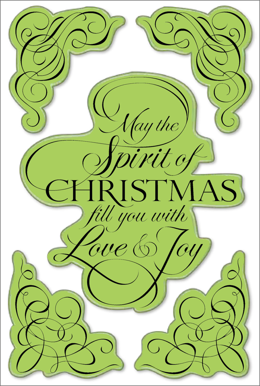 Inkadinkado • Spirit Of Christmas Clg 4x6pcs