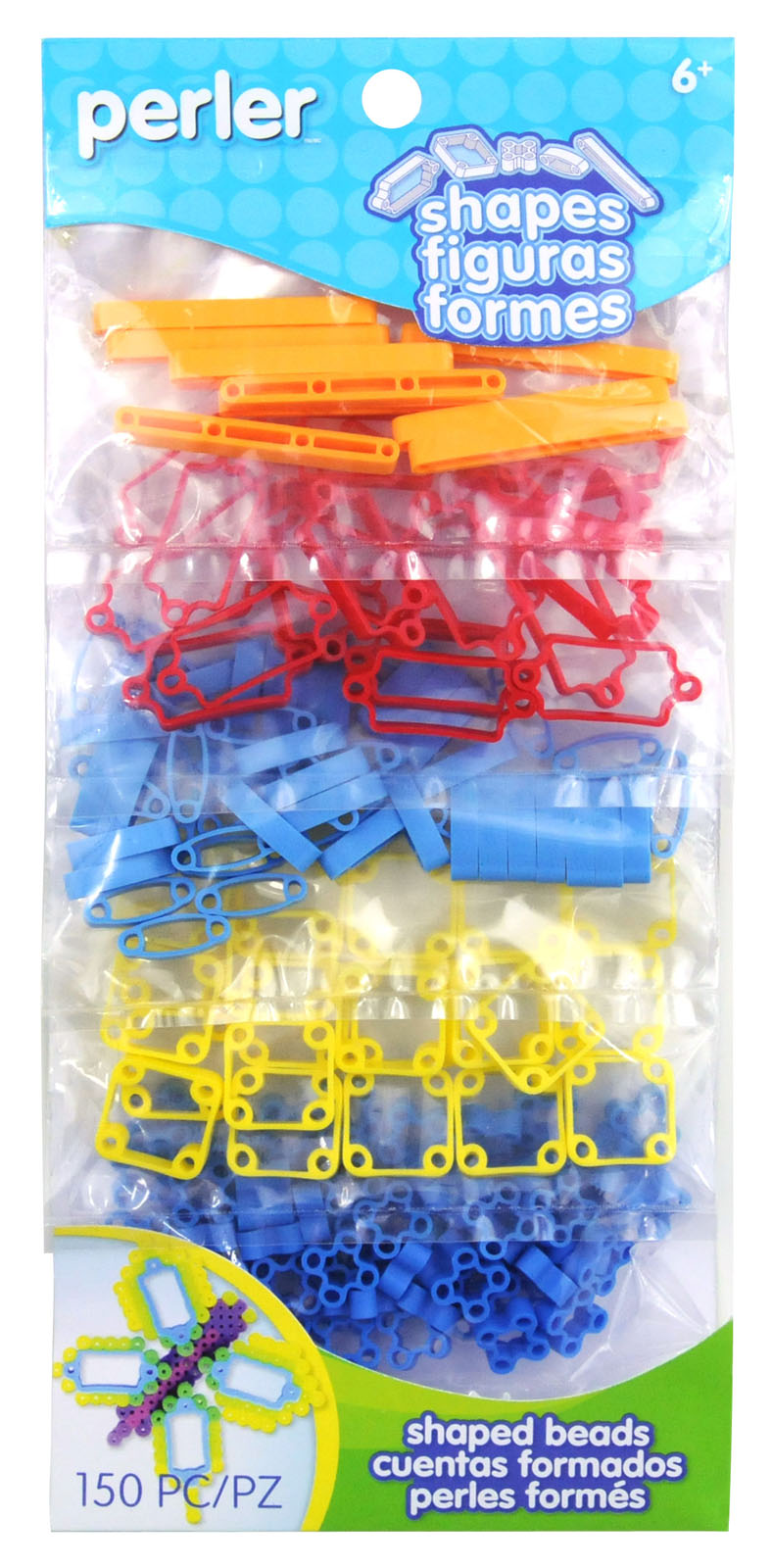 Perler • Primary mix bead shapes