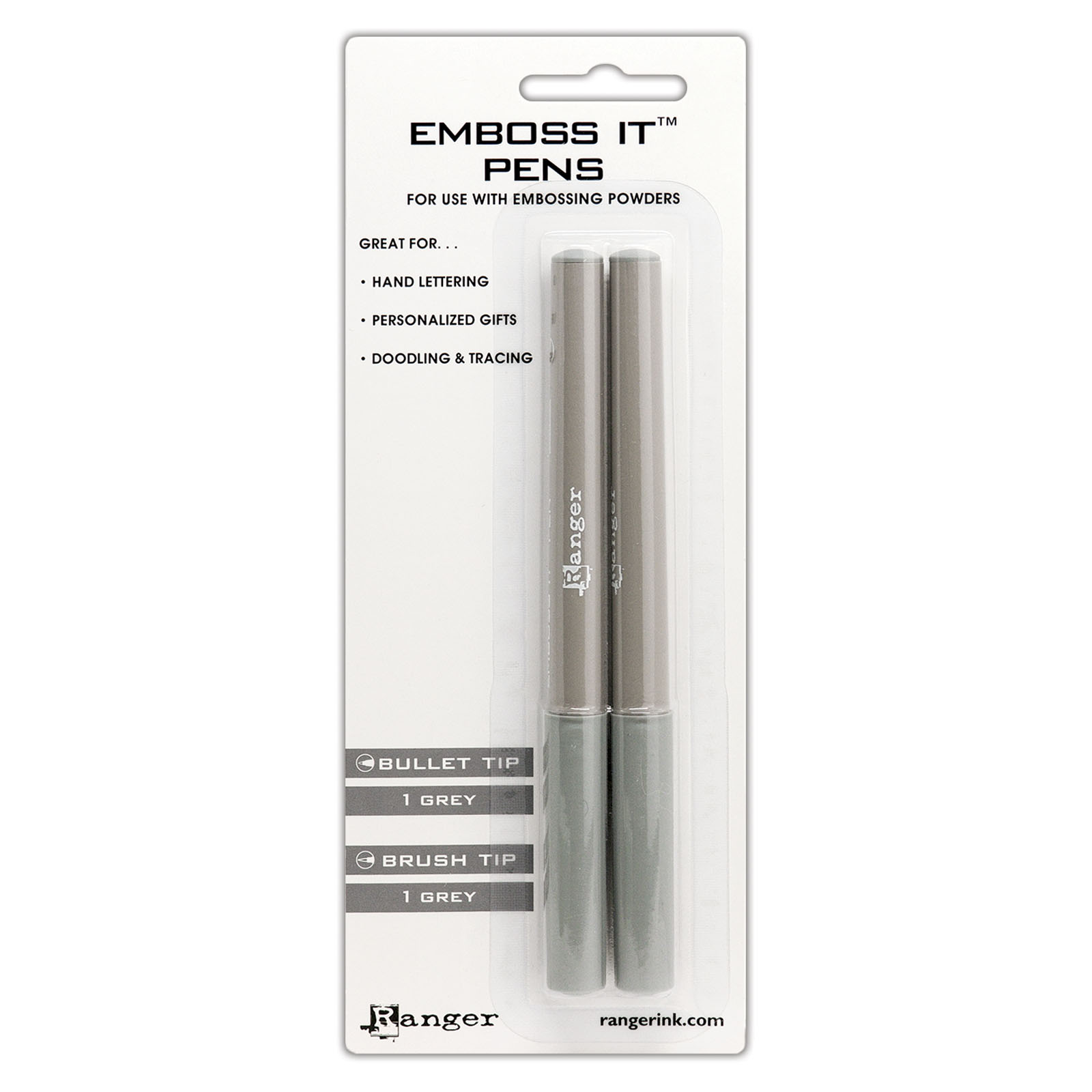 Ranger • Emboss It pens Grey 2pcs