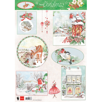 Marianne Design • Cutting Sheet Cozy christmas 1pc