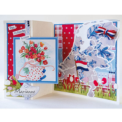 Marianne Design • Cutting Sheet I love Holland - Bicycle 1pc