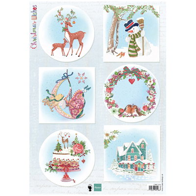 Marianne Design • Cutting Sheet christmas wishes Deer 1pc