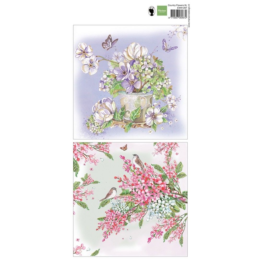 Marianne Design • Decoupage Country Flowers XL