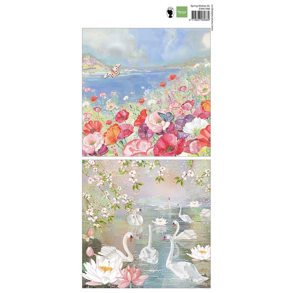 Marianne Design • Decoupage Spring Wishes XL