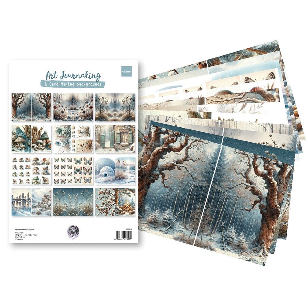 Marianne Design • Paper Set Art Journaling Winterset By Fairybells